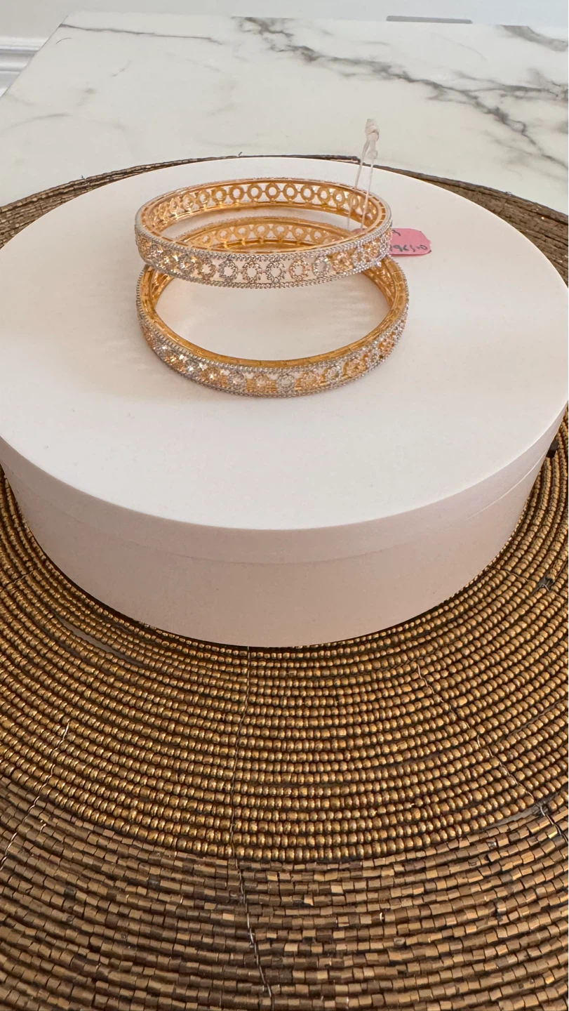 Two tone bangles