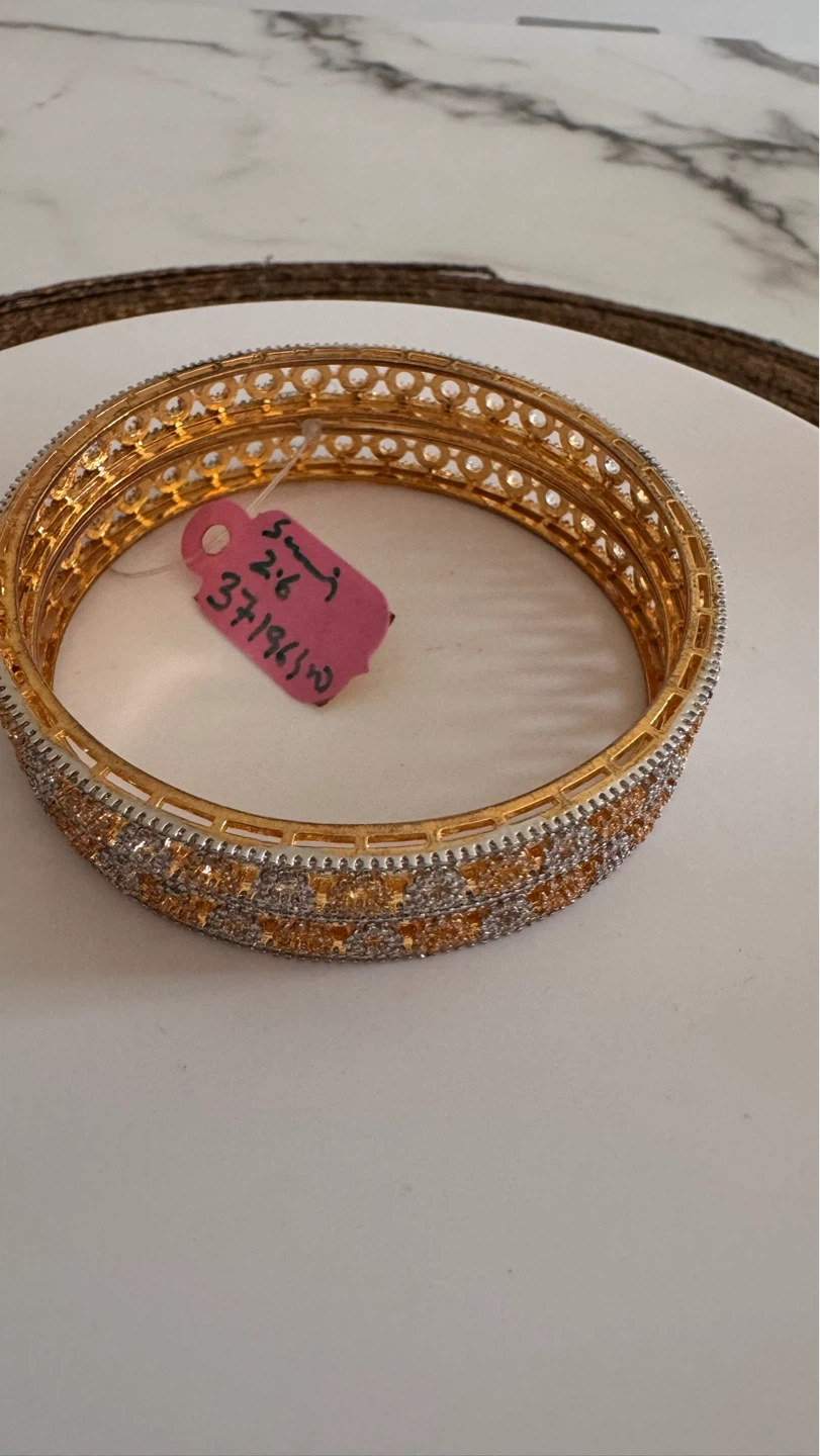 Two tone bangles - photo 3