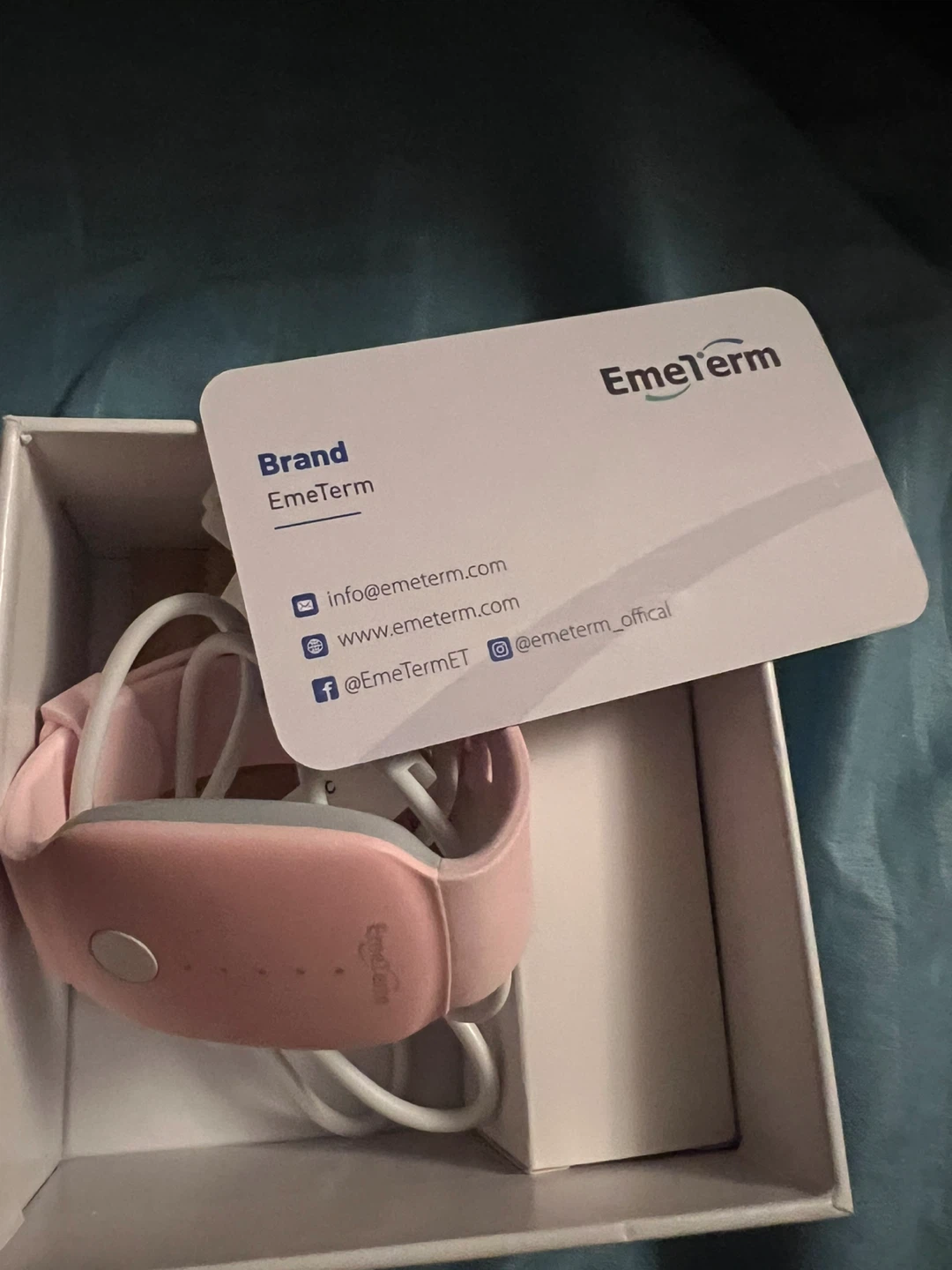 EmeTerm Anti-Nausea Wristband - Pink - photo 3