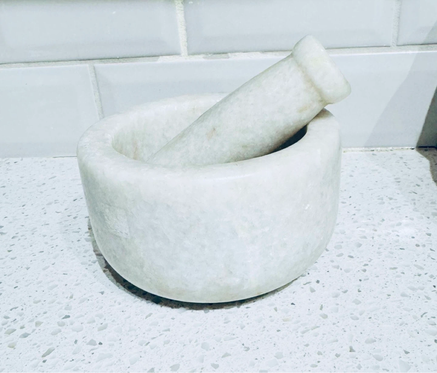 Marble Mortar and Pestle - photo 4