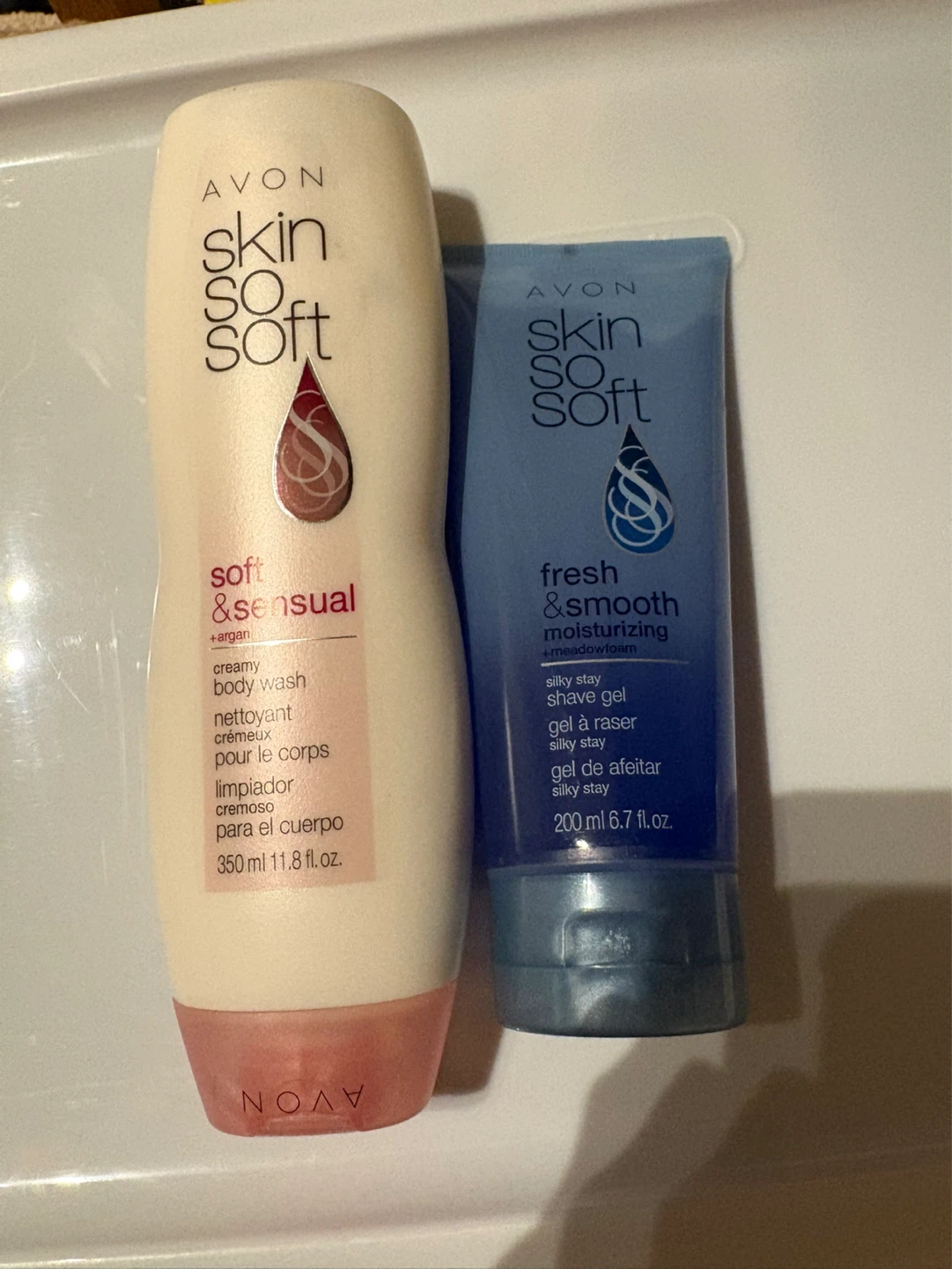 NEW Avon Skin So Soft Body Lotion & Wash Set