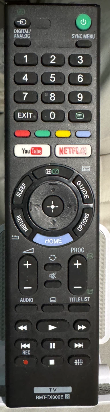 Sony TV Remote RMT-TX300E