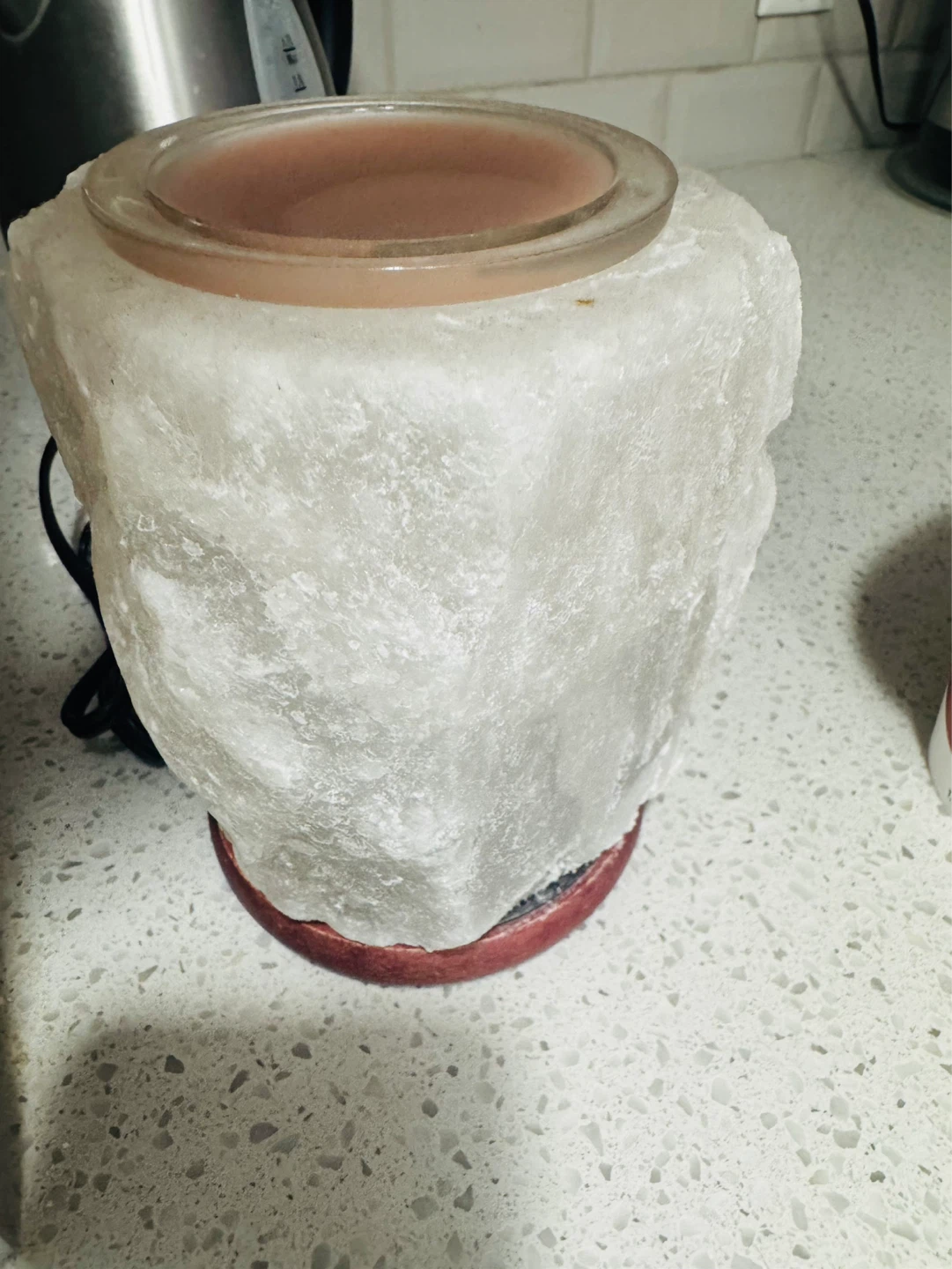Scentsy White Himalayan Salt Wax Melter - photo 2