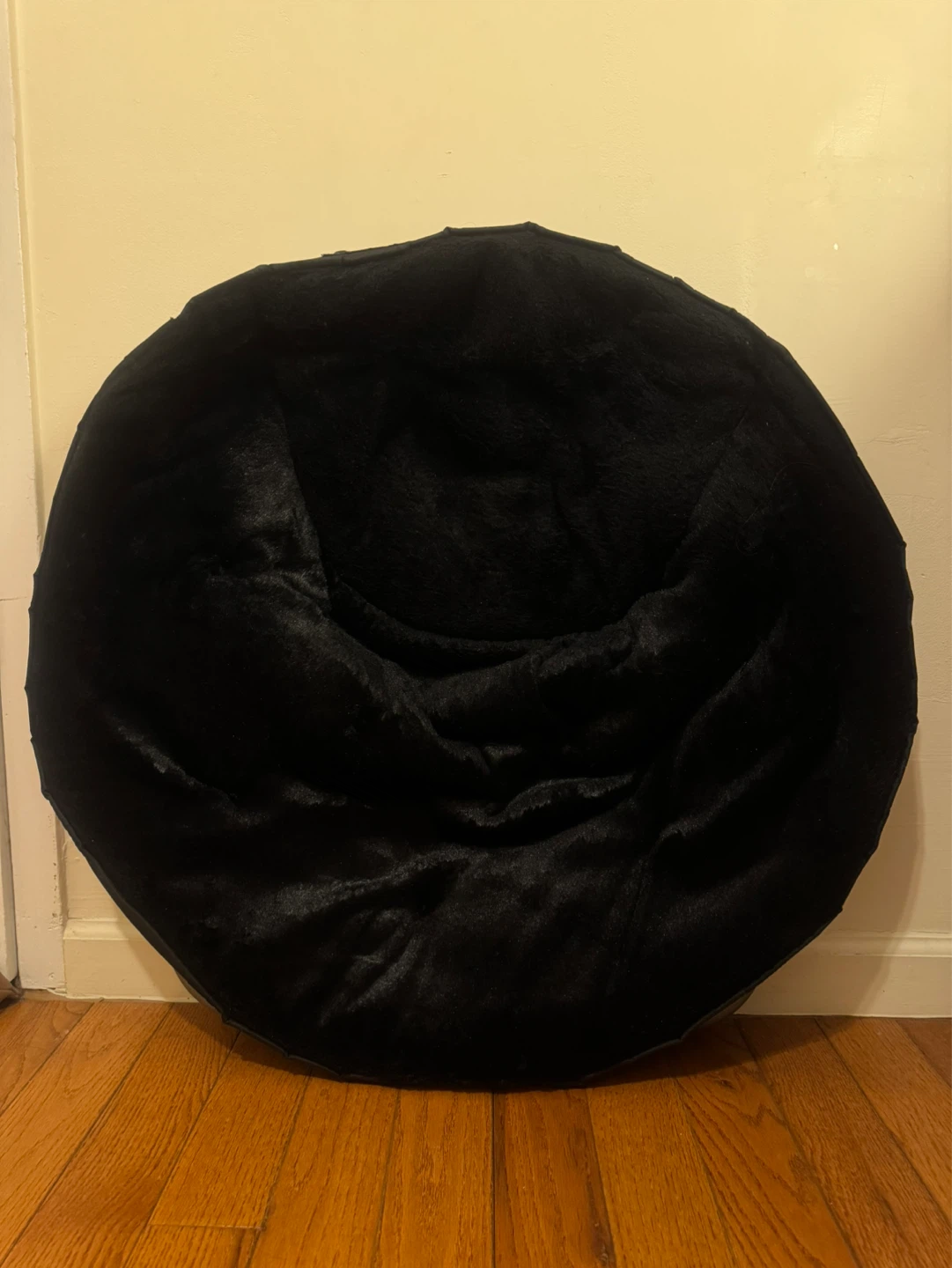 Black Round Saucer Chair+ Jacquard slipcover - photo 4