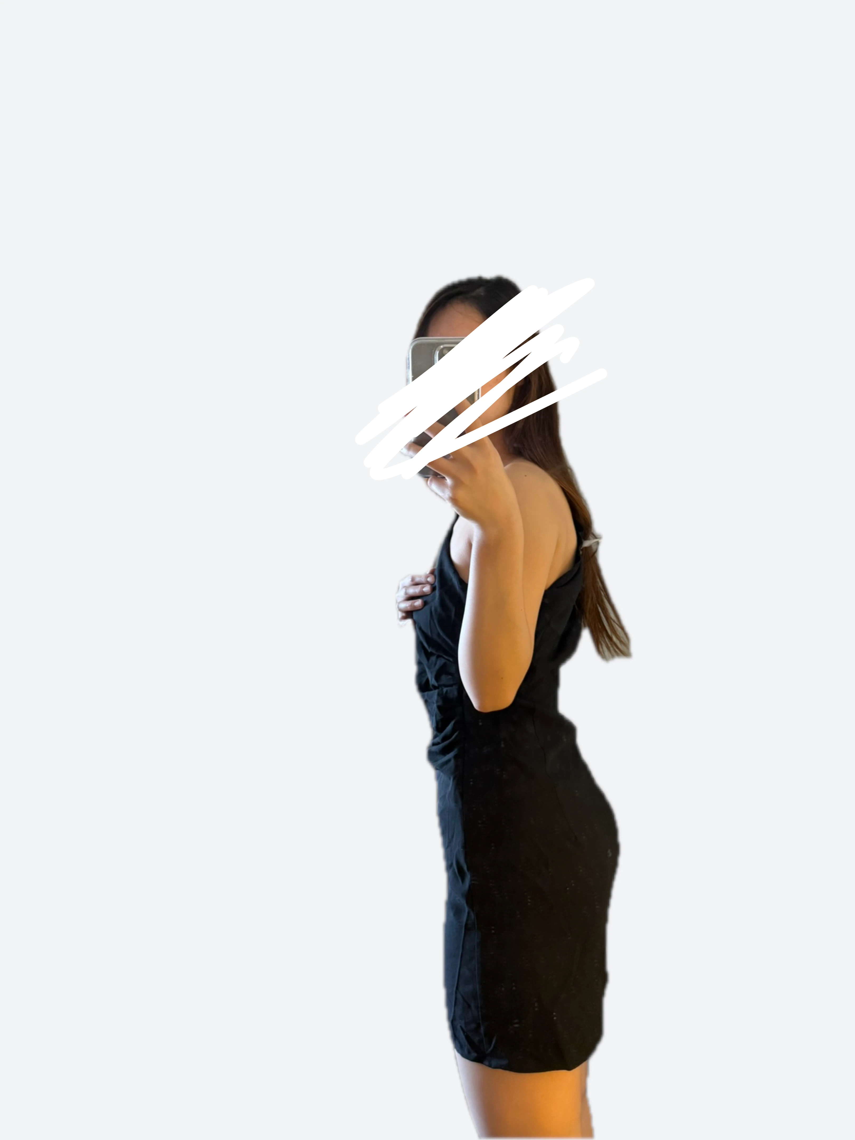 Zara Black  One-Shoulder Dress - photo 3