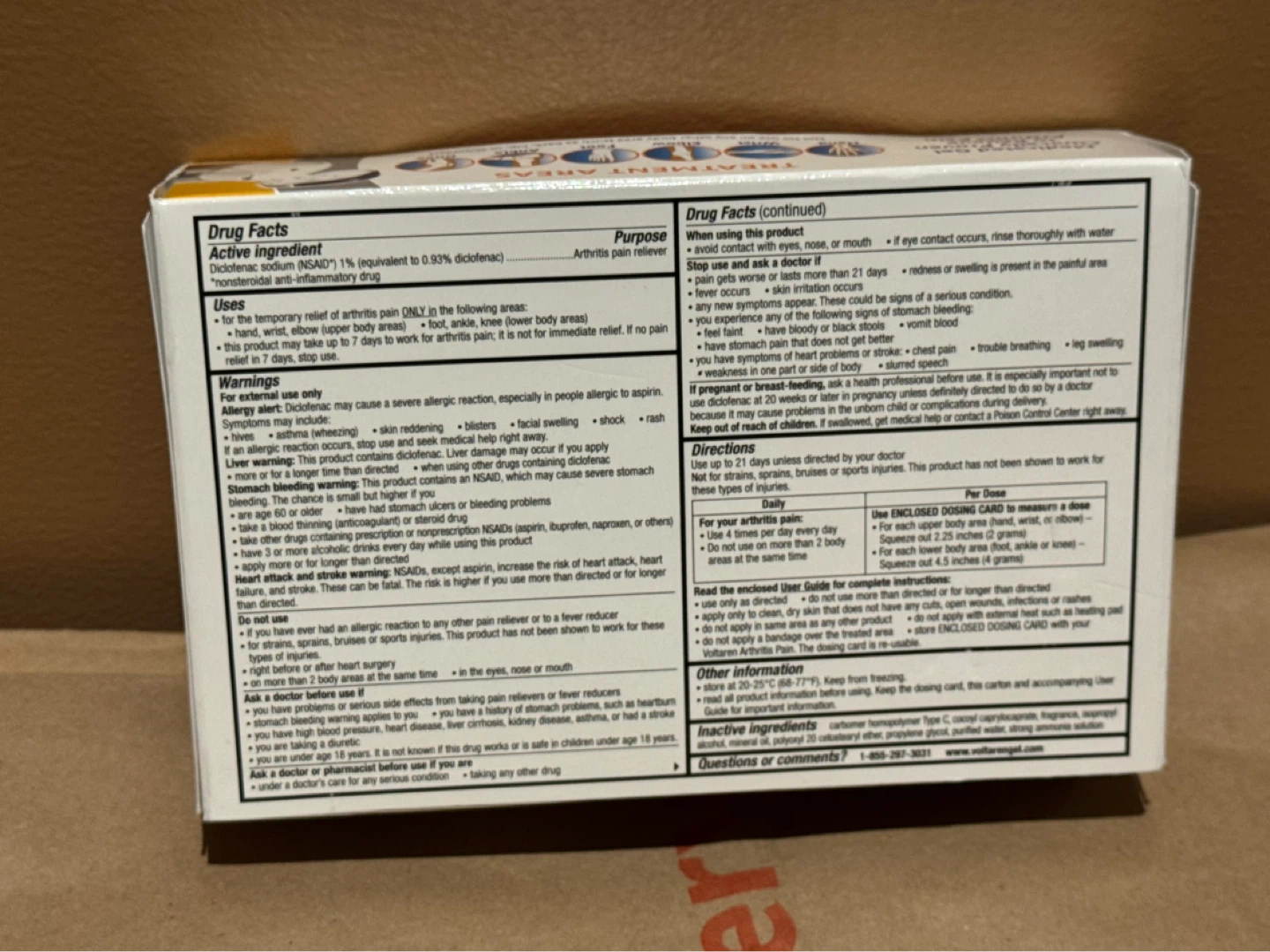 Voltaren Arthritis Pain Relief Gel - Twin Value Pack - photo 2