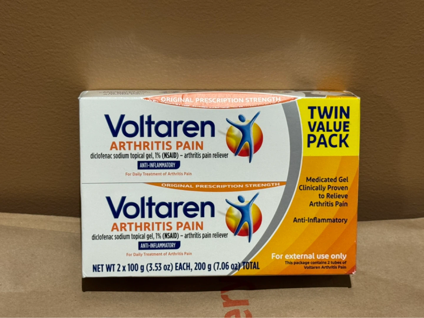 Voltaren Arthritis Pain Relief Gel - Twin Value Pack