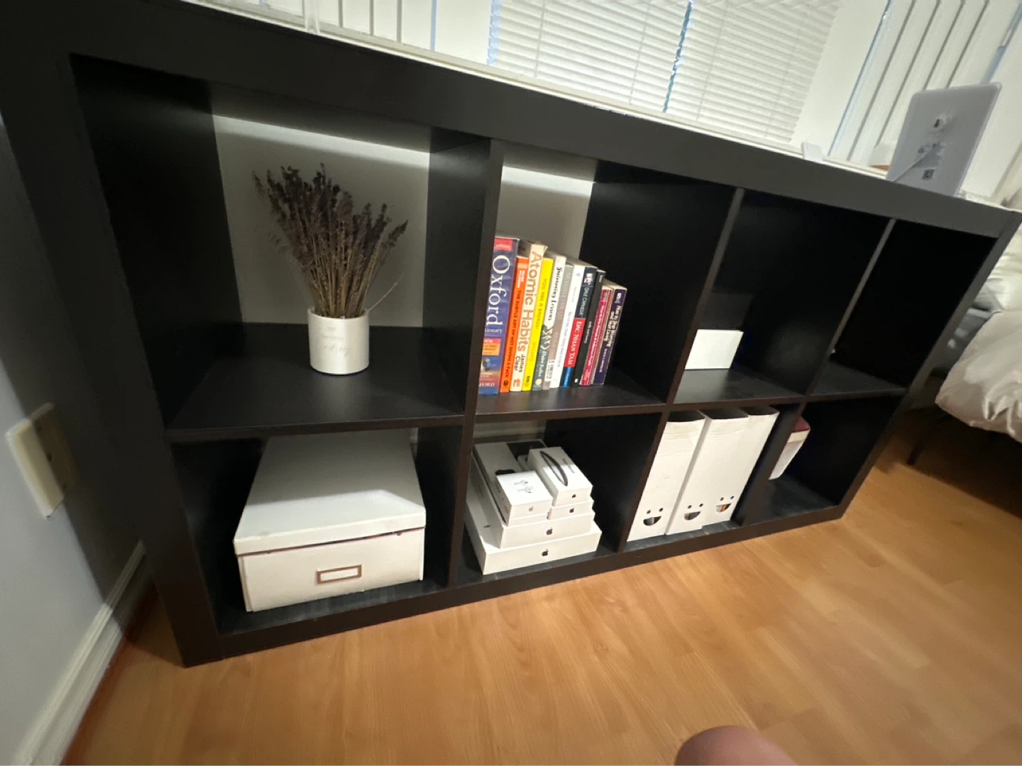 Ikea Dark Brown 8-Cube Storage Unit - photo 2