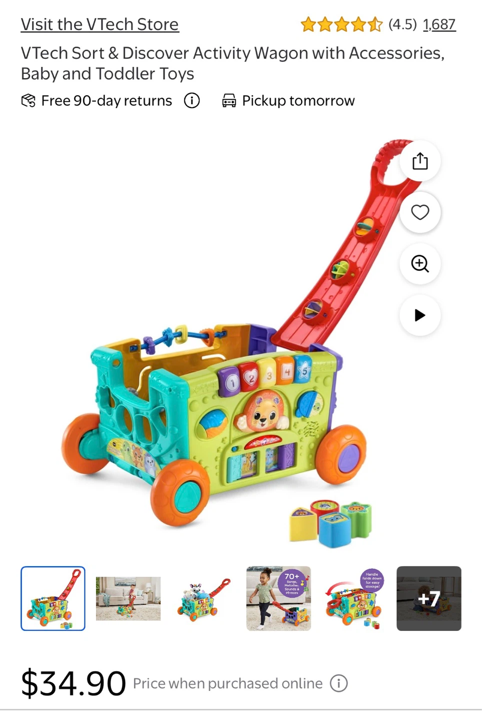 VTech Sort & Discover Activity Wagon - photo 5