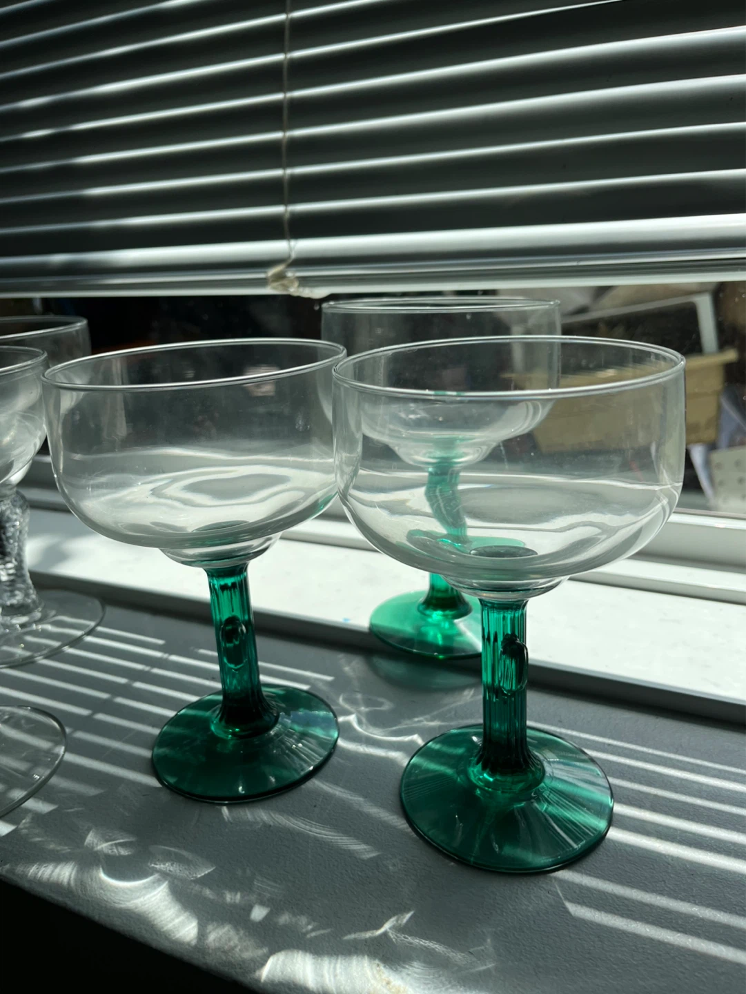 Set of 6 Margarita Glasses with Cactus Stem - photo 2