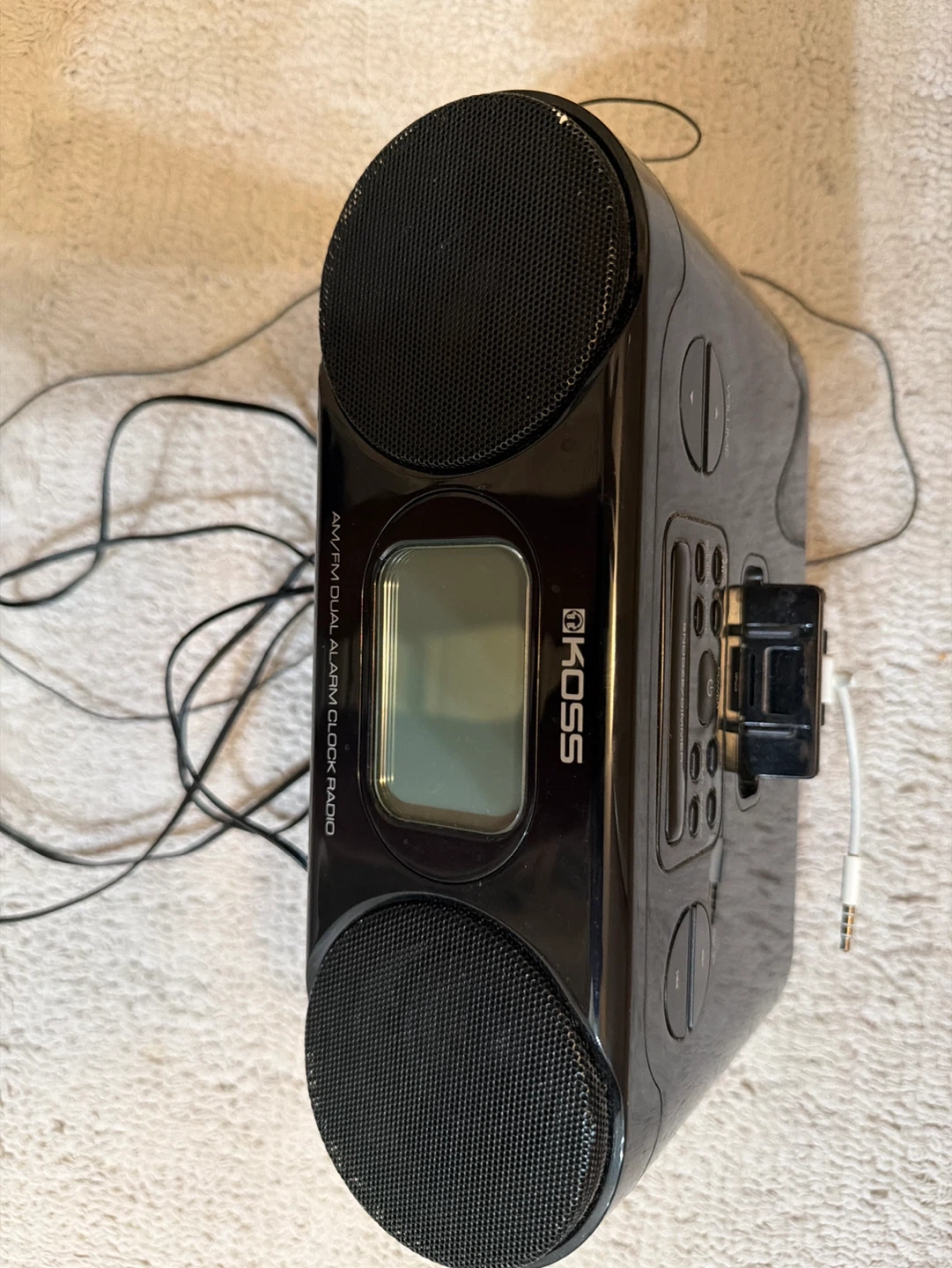 Koss AM/FM Dual Alarm Clock Radio