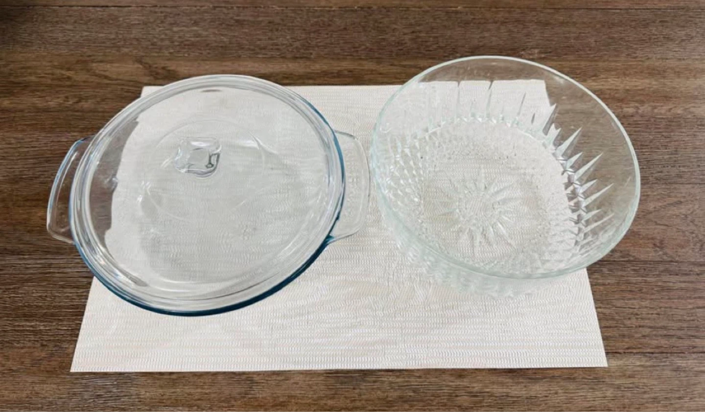Pyrex Glass Casserole Dish with Lid and Serving Bowl - photo 2