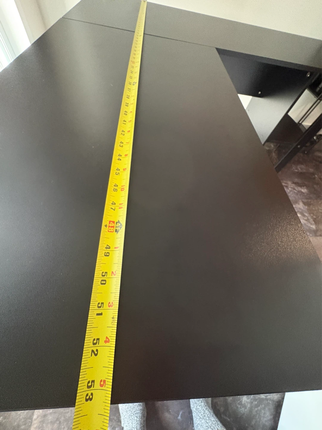 Black L-Shaped Desk - photo 5