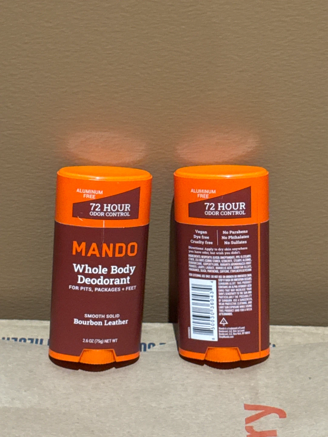 Mando Whole Body Deodorant - Bourbon Leather (2.6 oz)