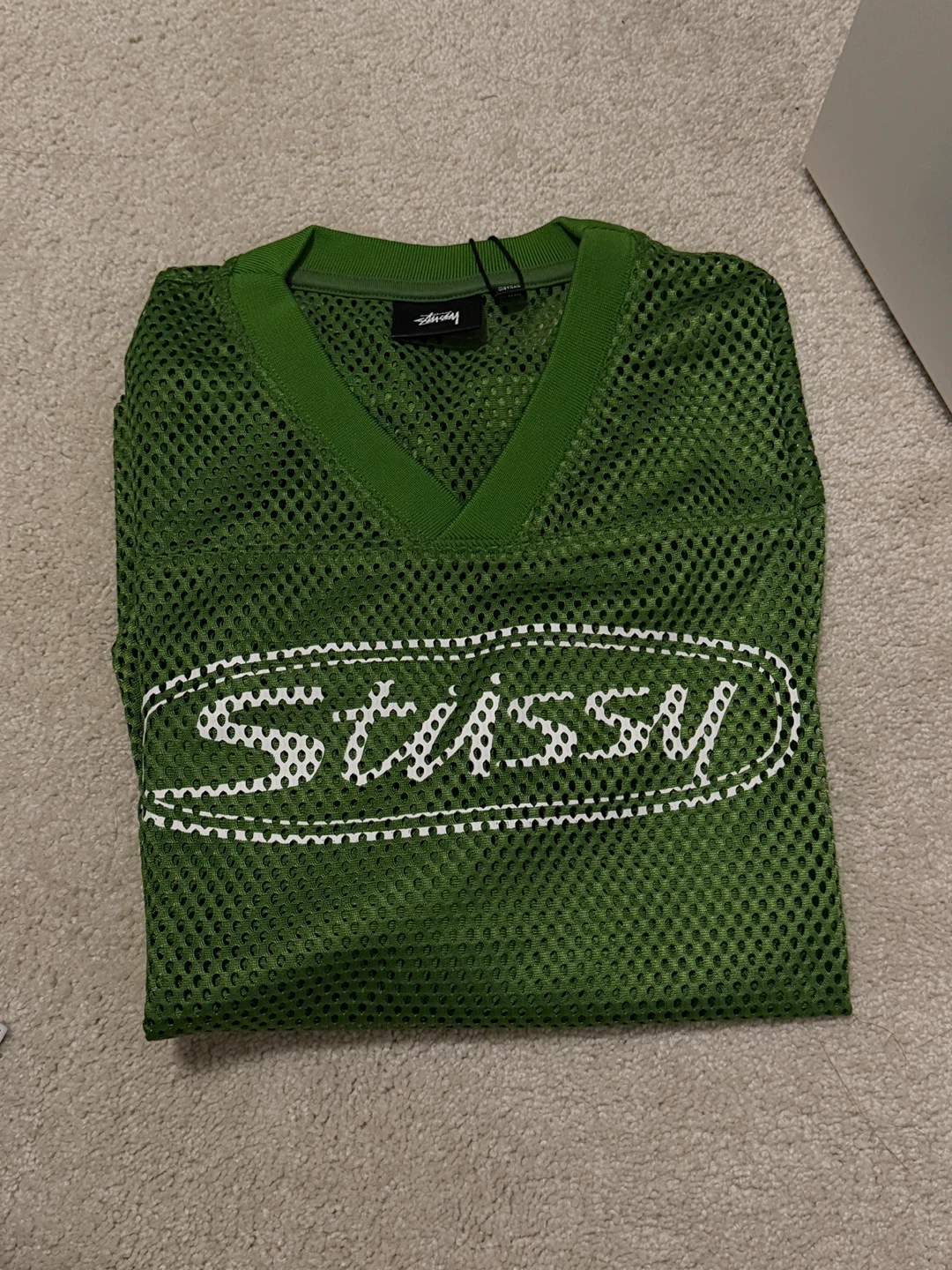 Stüssy Green Jersey Trucker Team Jersey