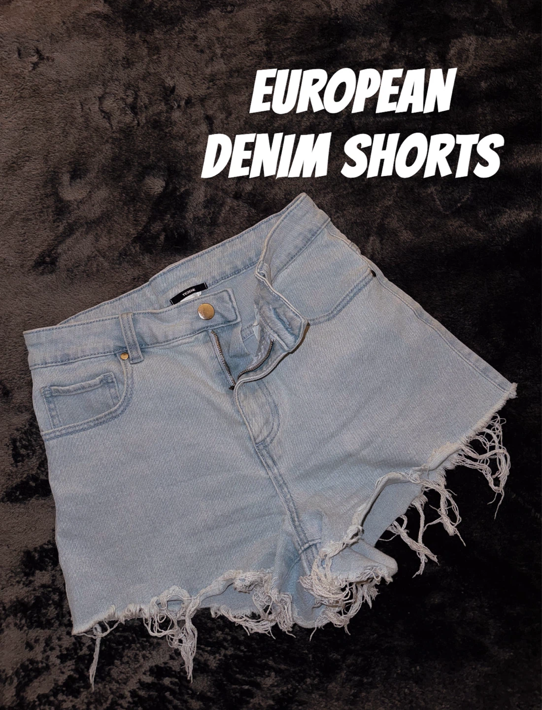 European Denim Shorts