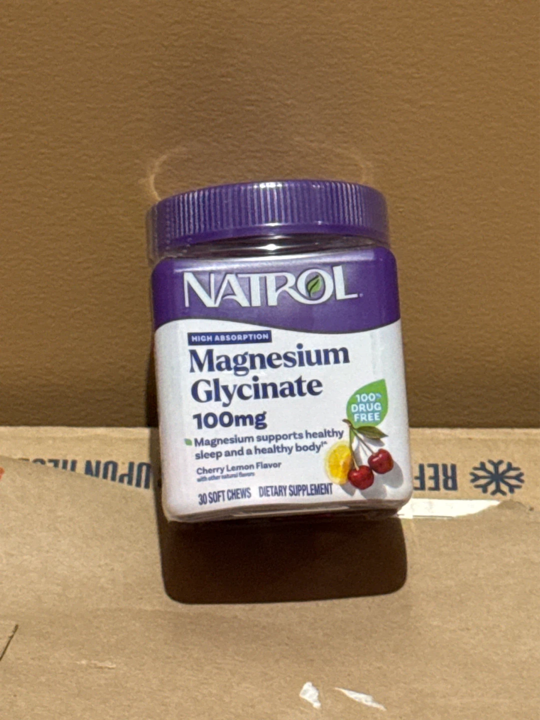 Natrol Magnesium Glycinate 100mg Soft Chews (30 ct)