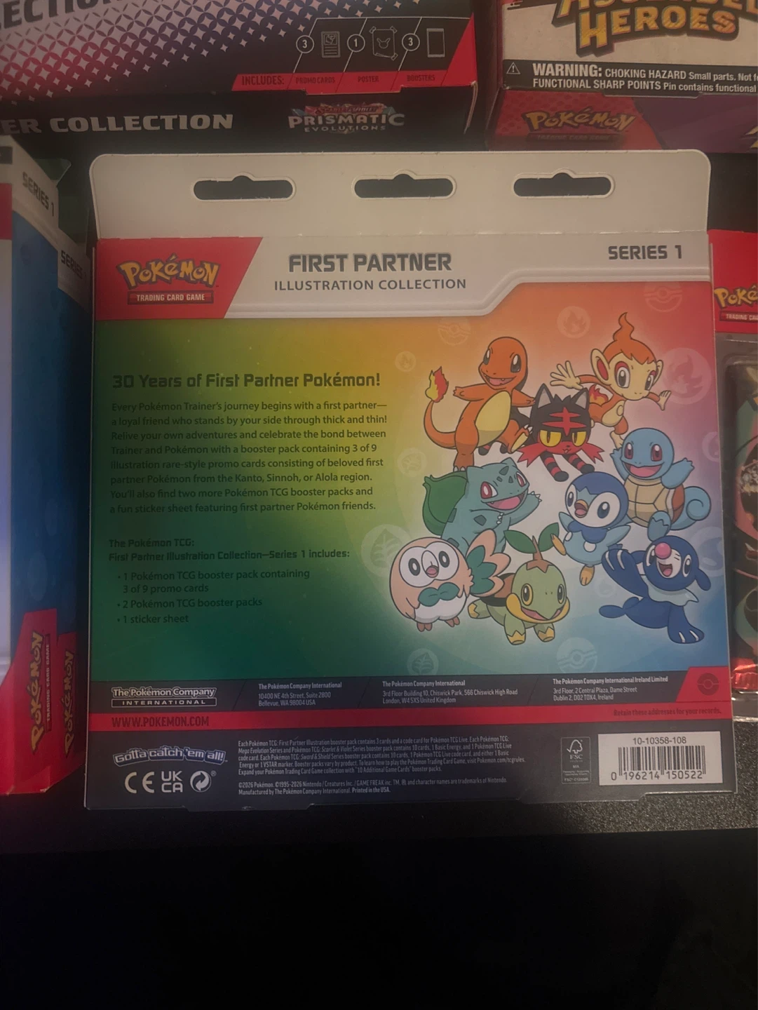 Pokemon First Partner Illustration Collection Series 1 - photo 2