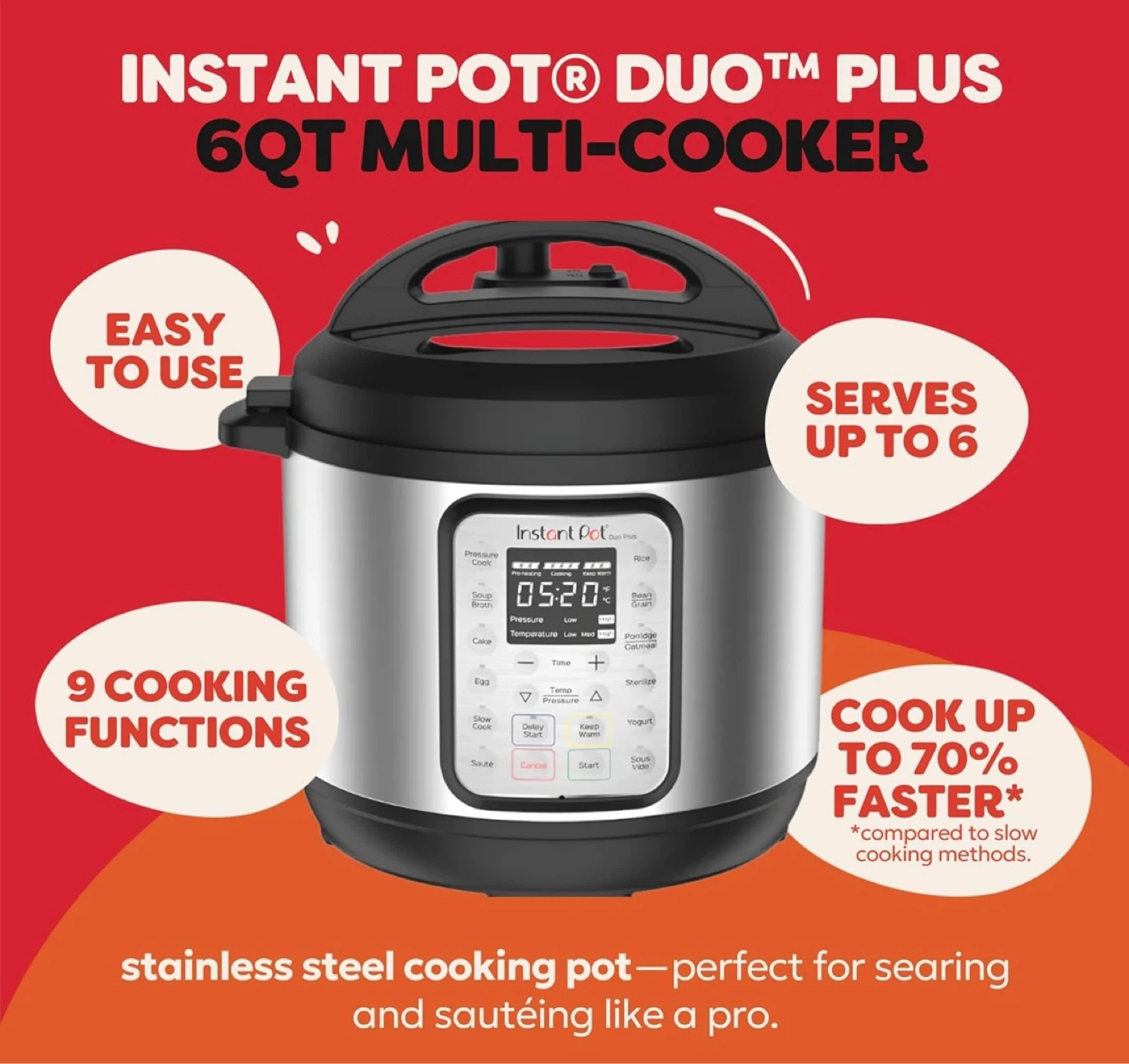 Instant Pot Duo Plus 6QT Multi-Cooker - photo 4