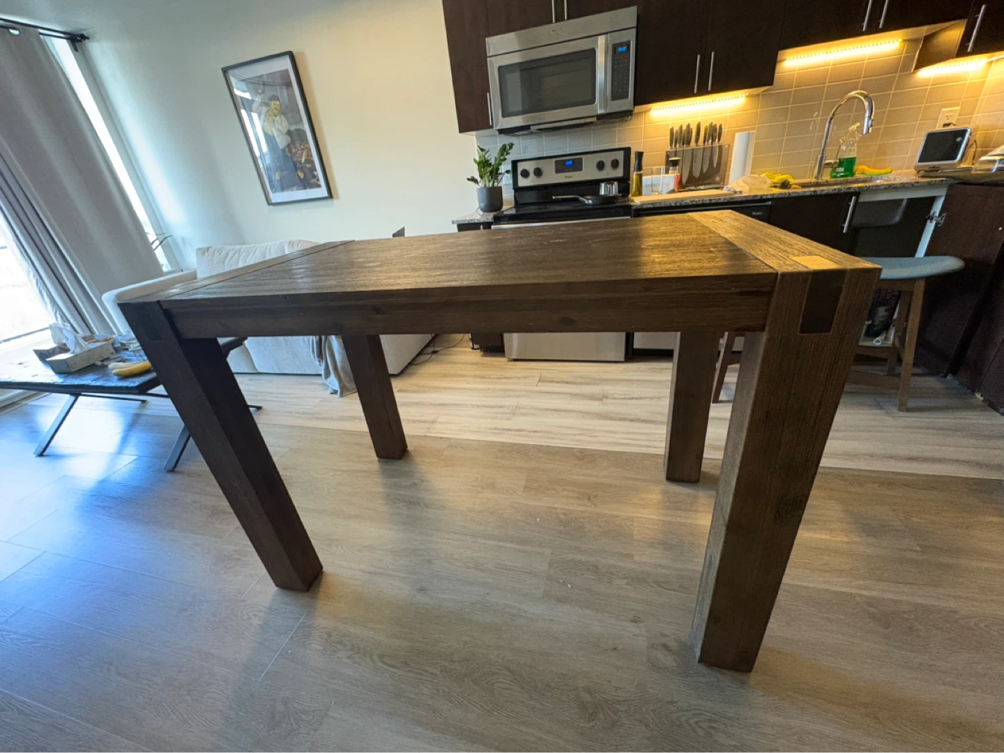 Rustic Wood Dining Table - photo 2