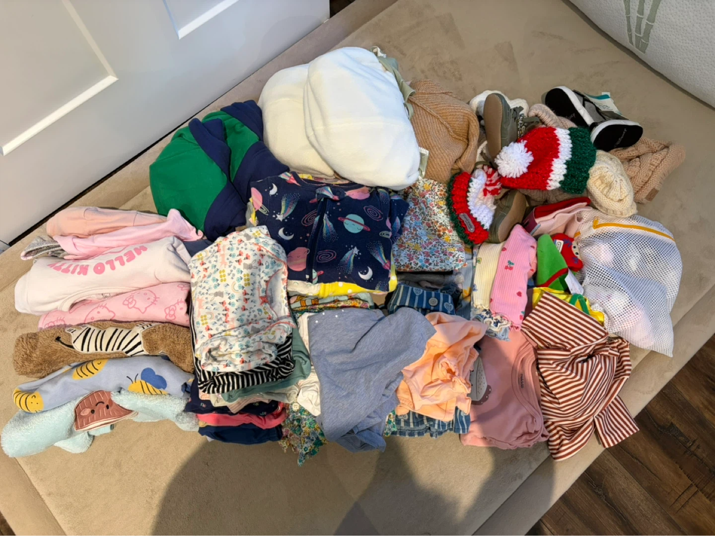 HUGE lot of 12 months baby girl clothing