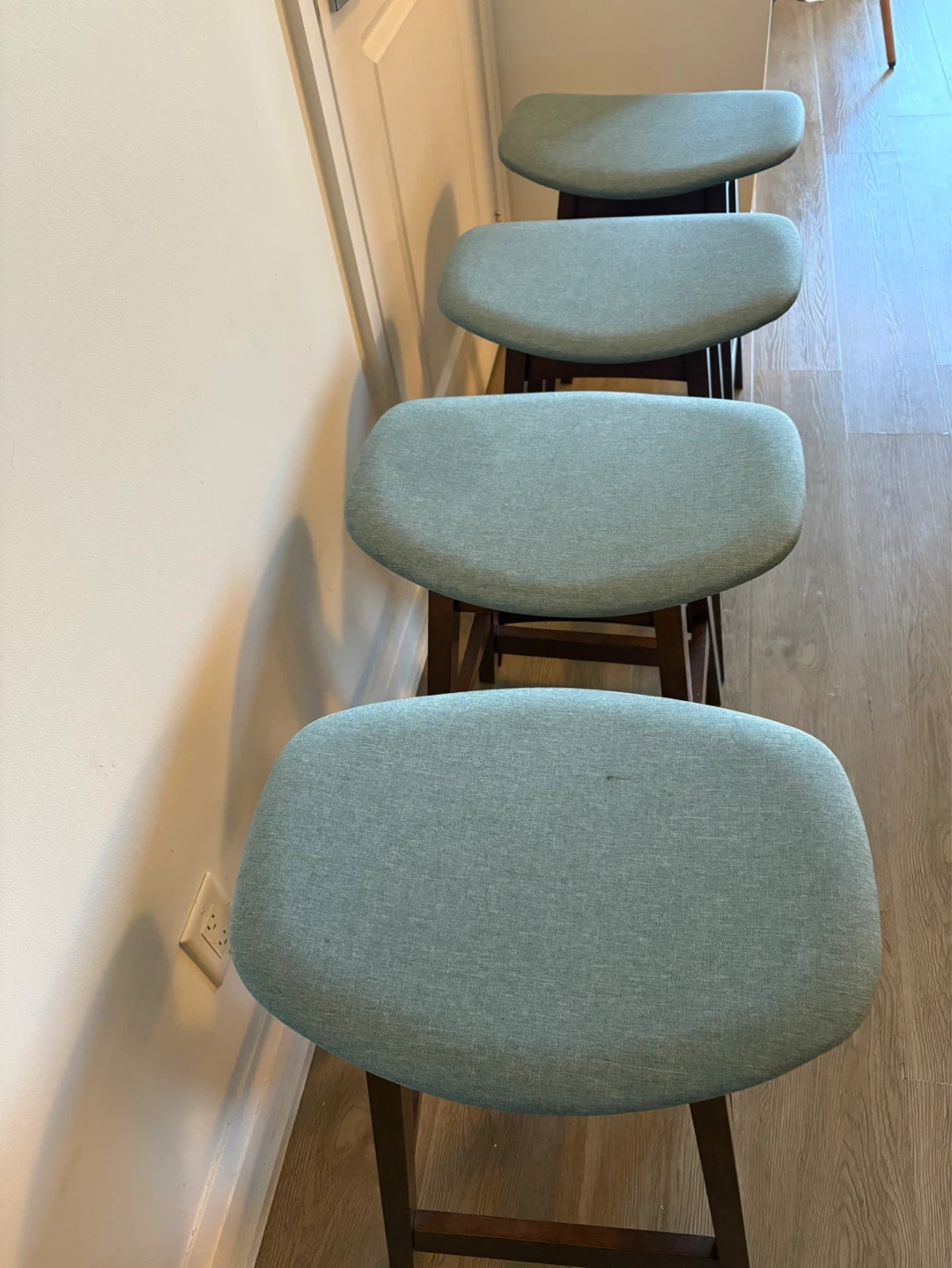 Set of 4 Bar Stools - photo 2