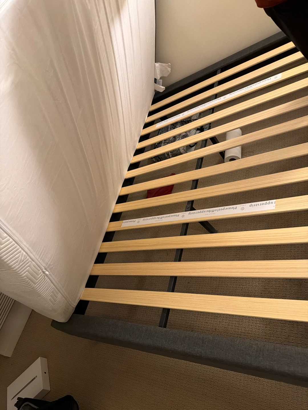 Queen Size Bed Frame with Mattress - photo 2