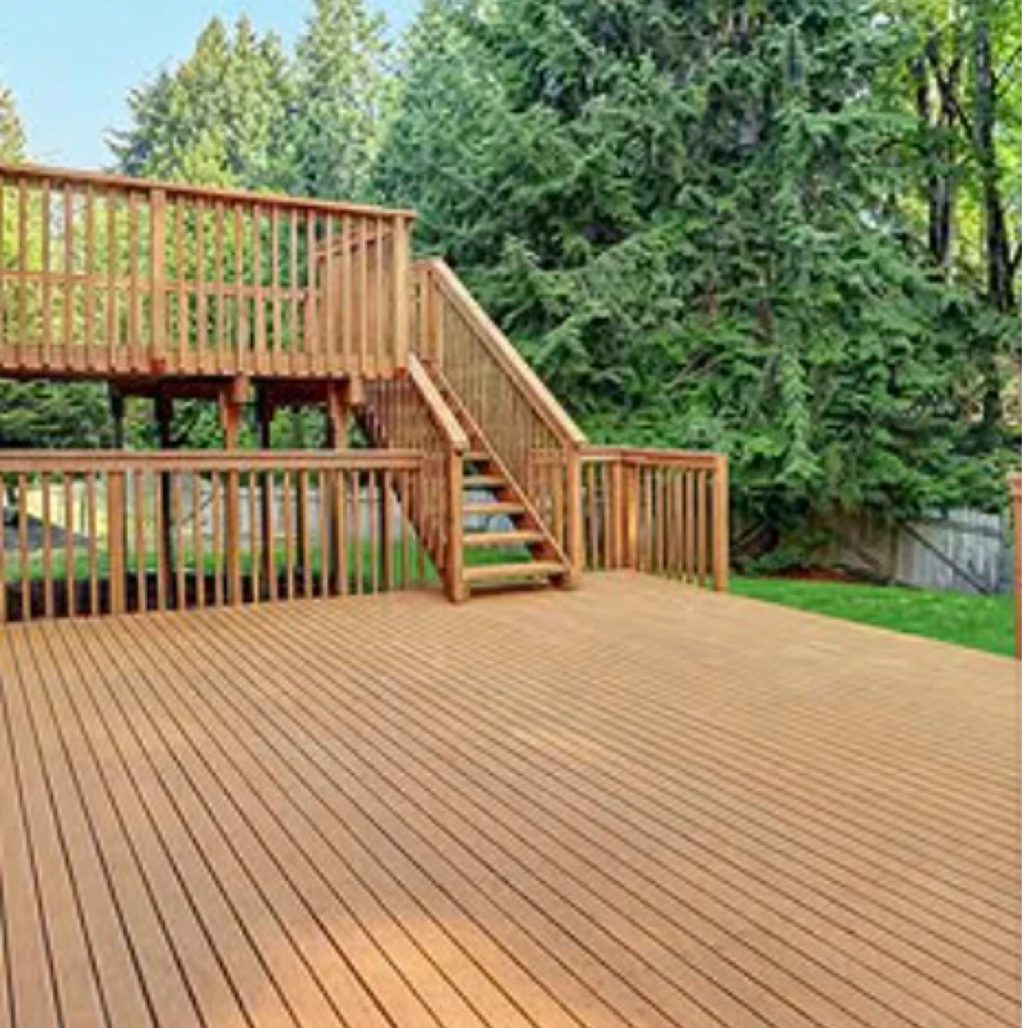 Wooden Deck and Fence - photo 2