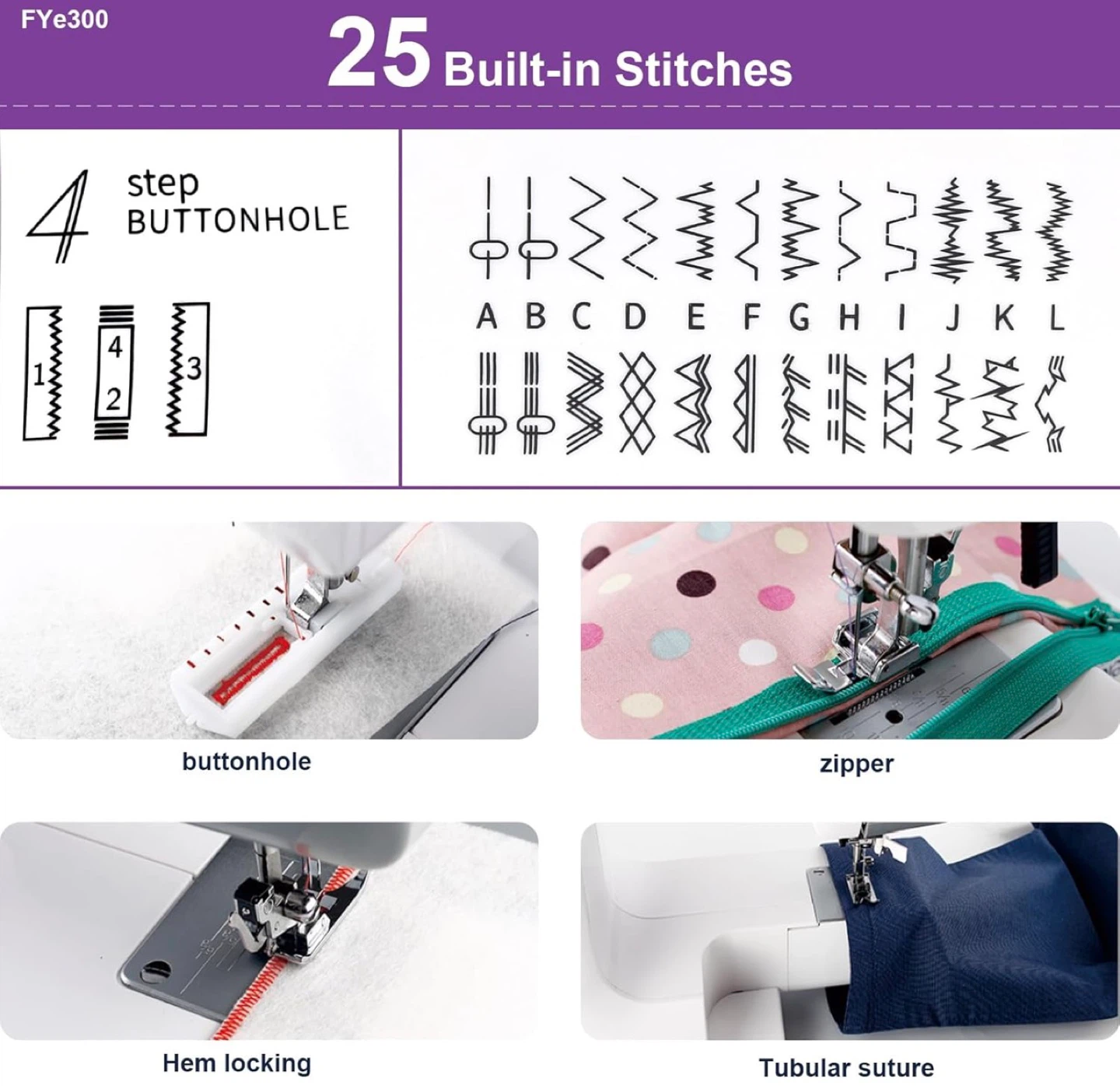 FEIYUE FYE300 Sewing Machine - photo 4