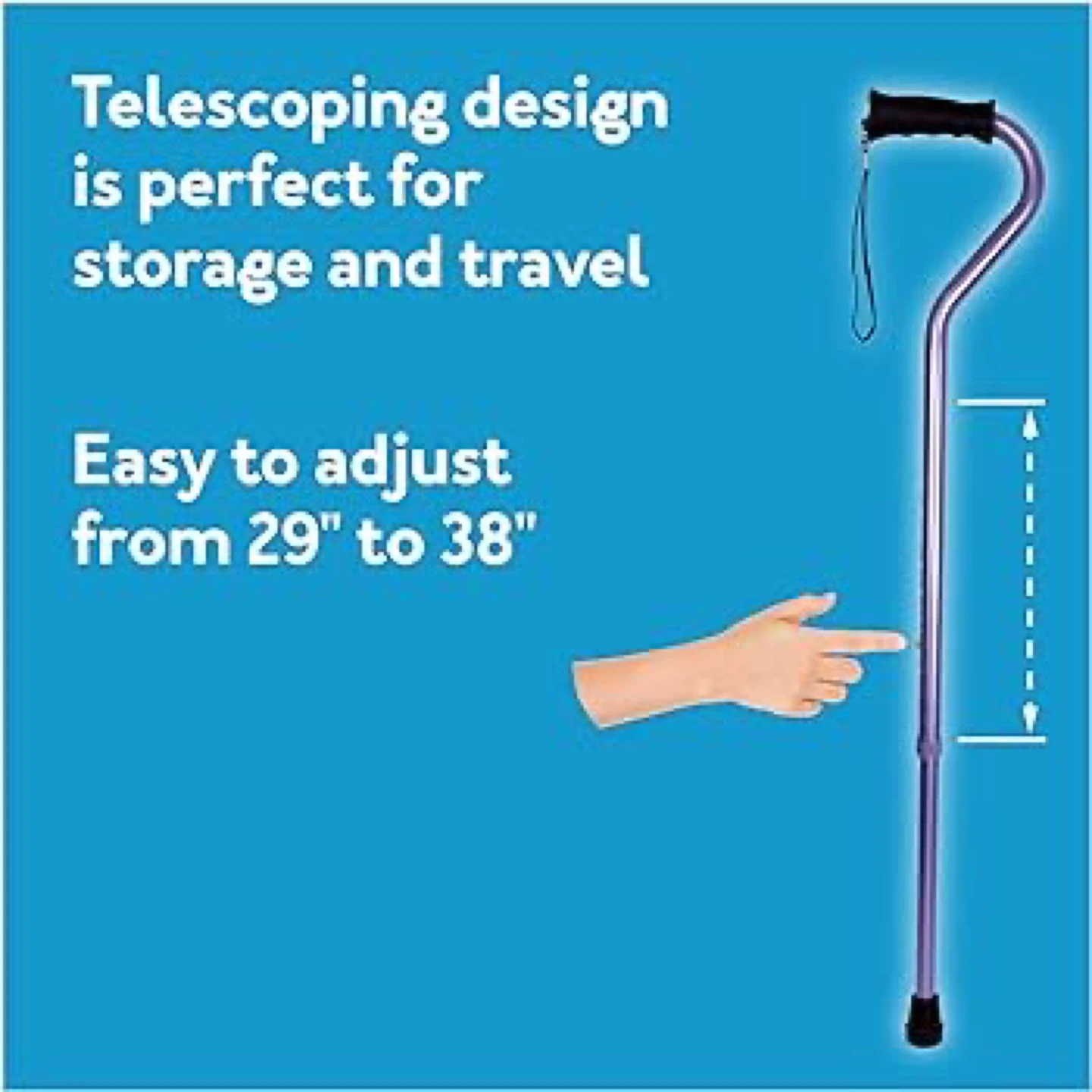 Adjustable Walking Cane - photo 2