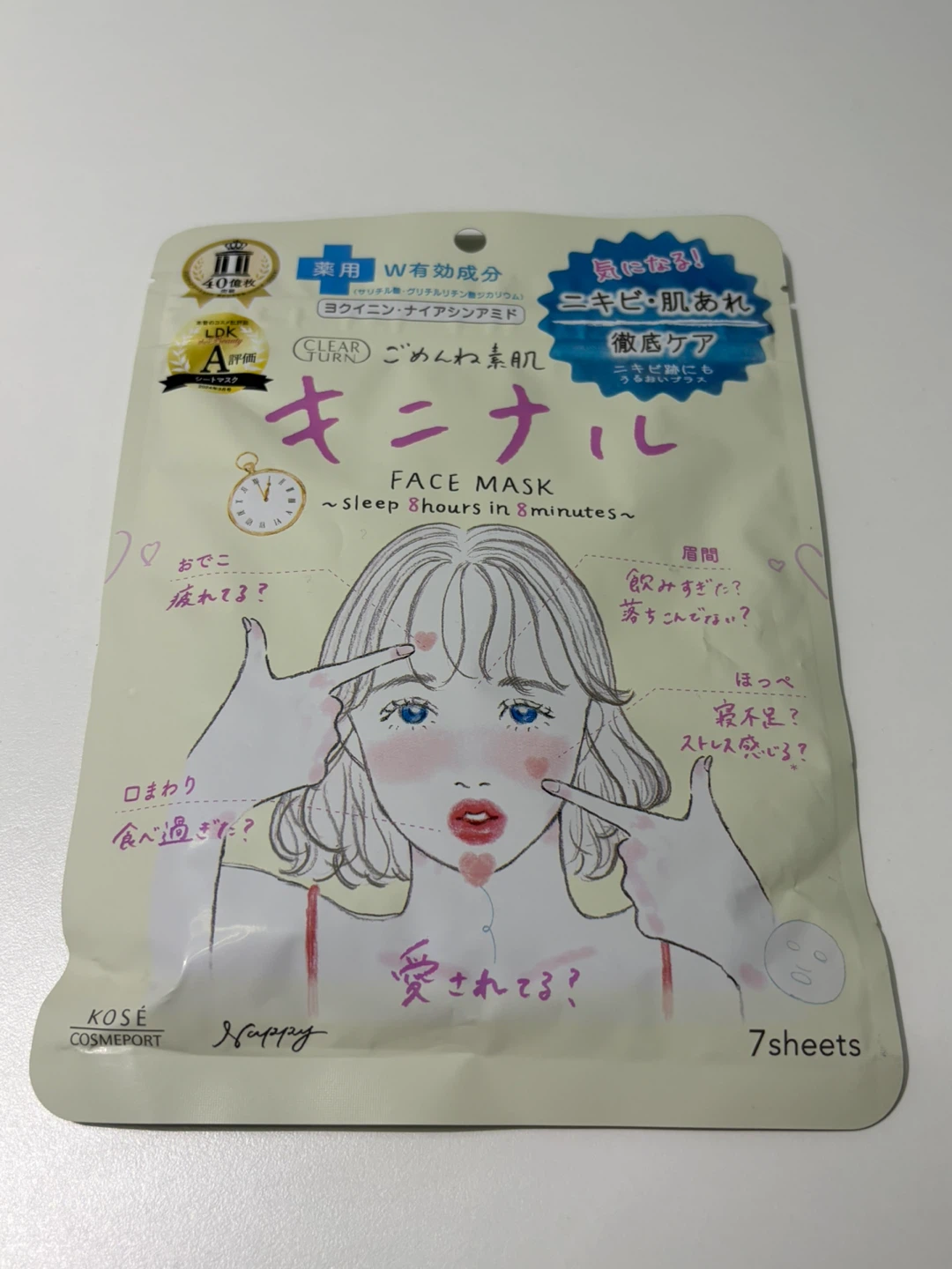 Clear Turn Face Mask 7 Sheets