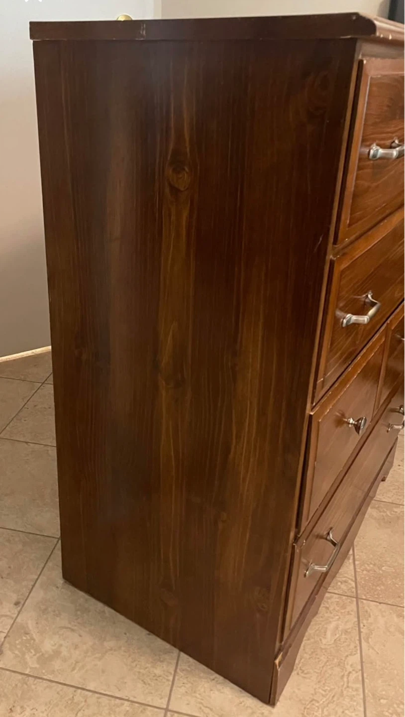 Wooden 5-Drawer Dresser - photo 2