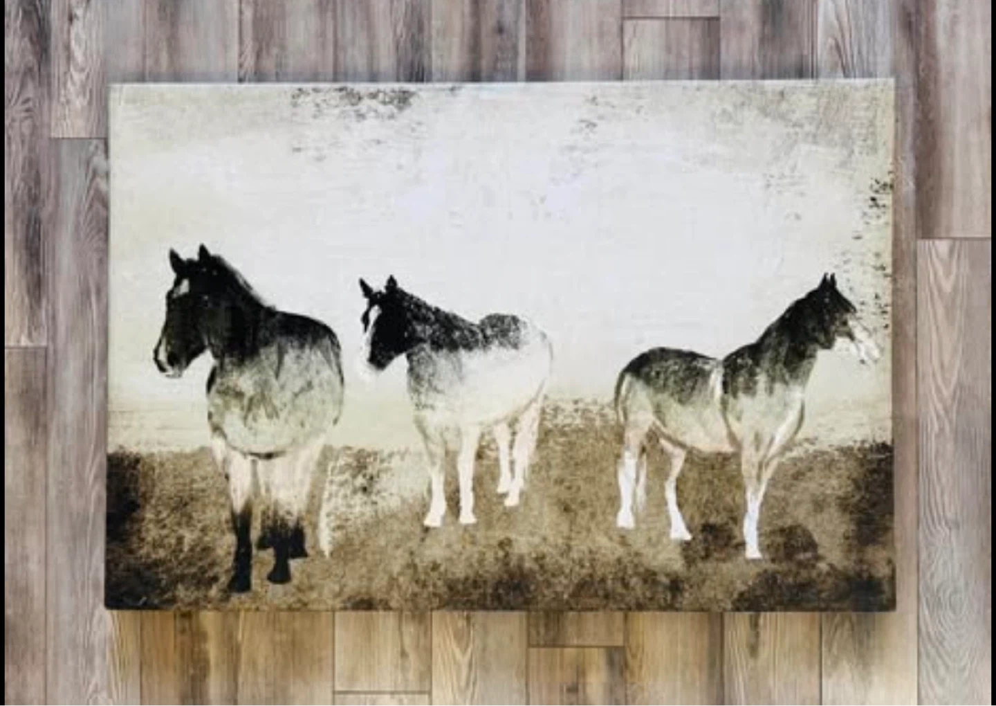 Hometrends 36" x 24" Horse Canvas Wall Art