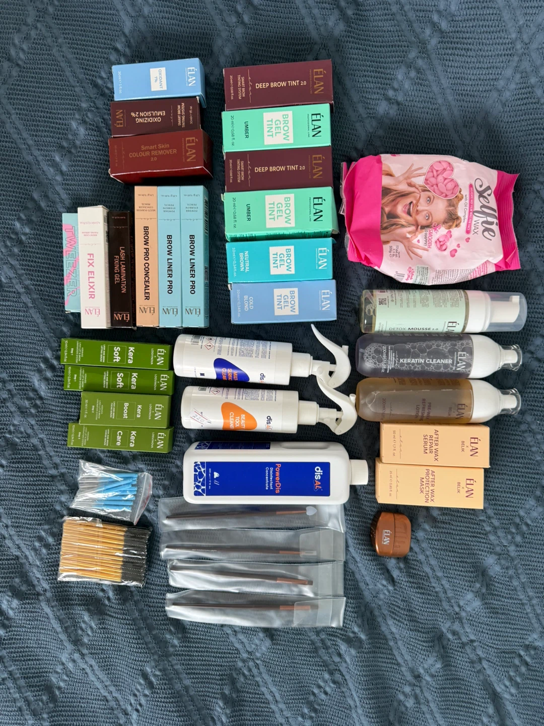 Élan & DISA.T Beauty Brow & Lash Products Lot