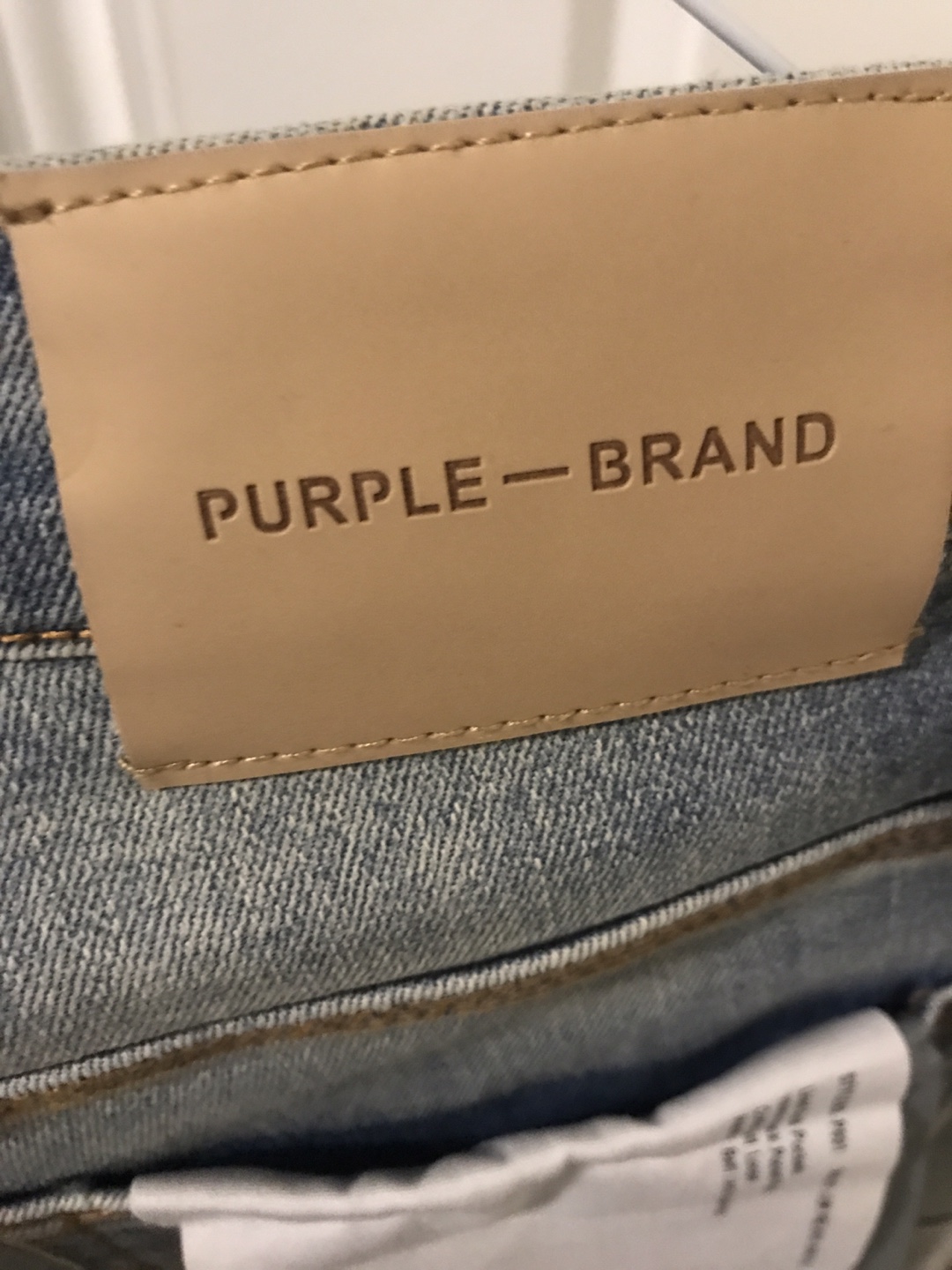 Purple Brand Distressed Blue Denim Jeans - photo 4