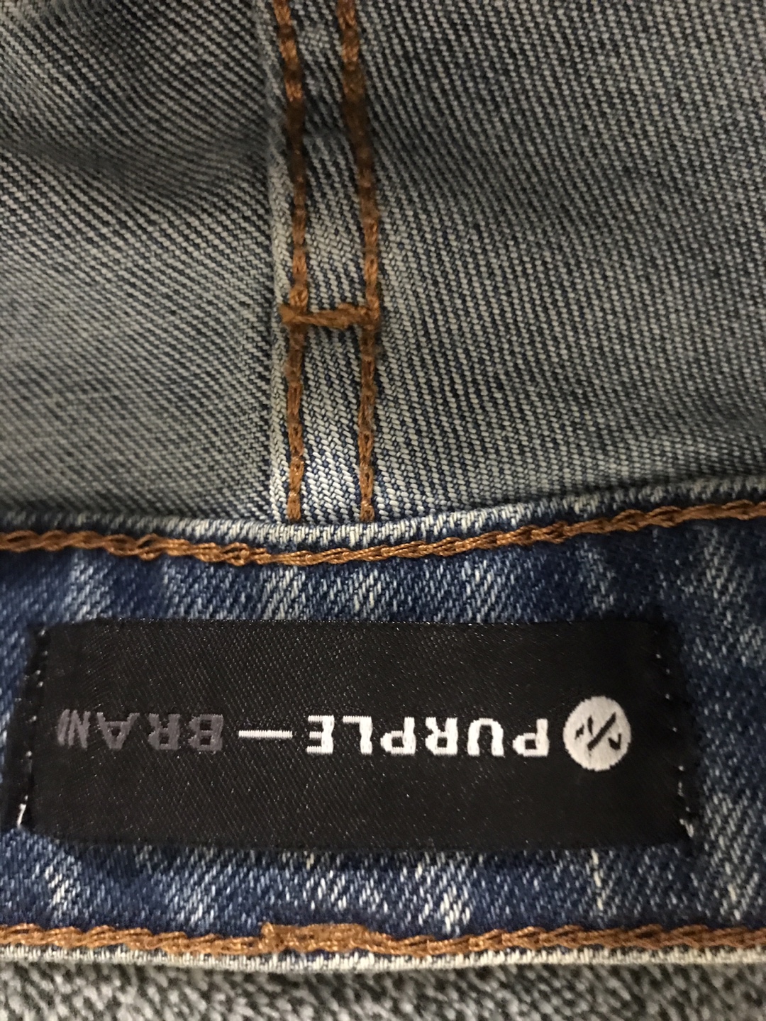 Purple Brand Distressed Blue Denim Jeans - photo 3