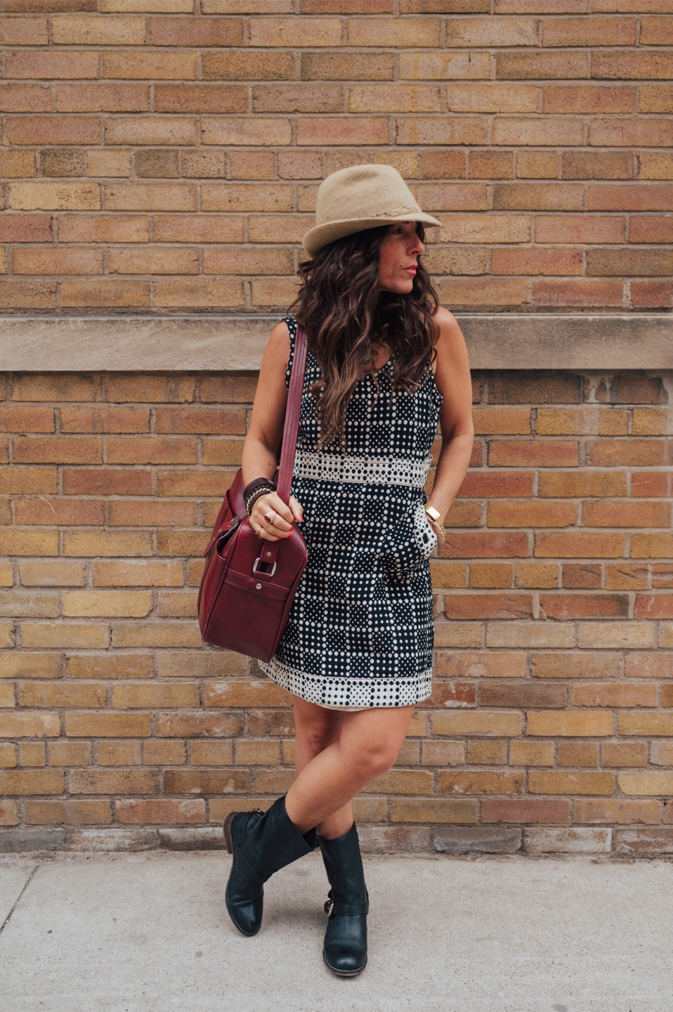 Marc Jacobs Polka Dot Shift Dress | Mod 60s Style Mini Dress - photo 5