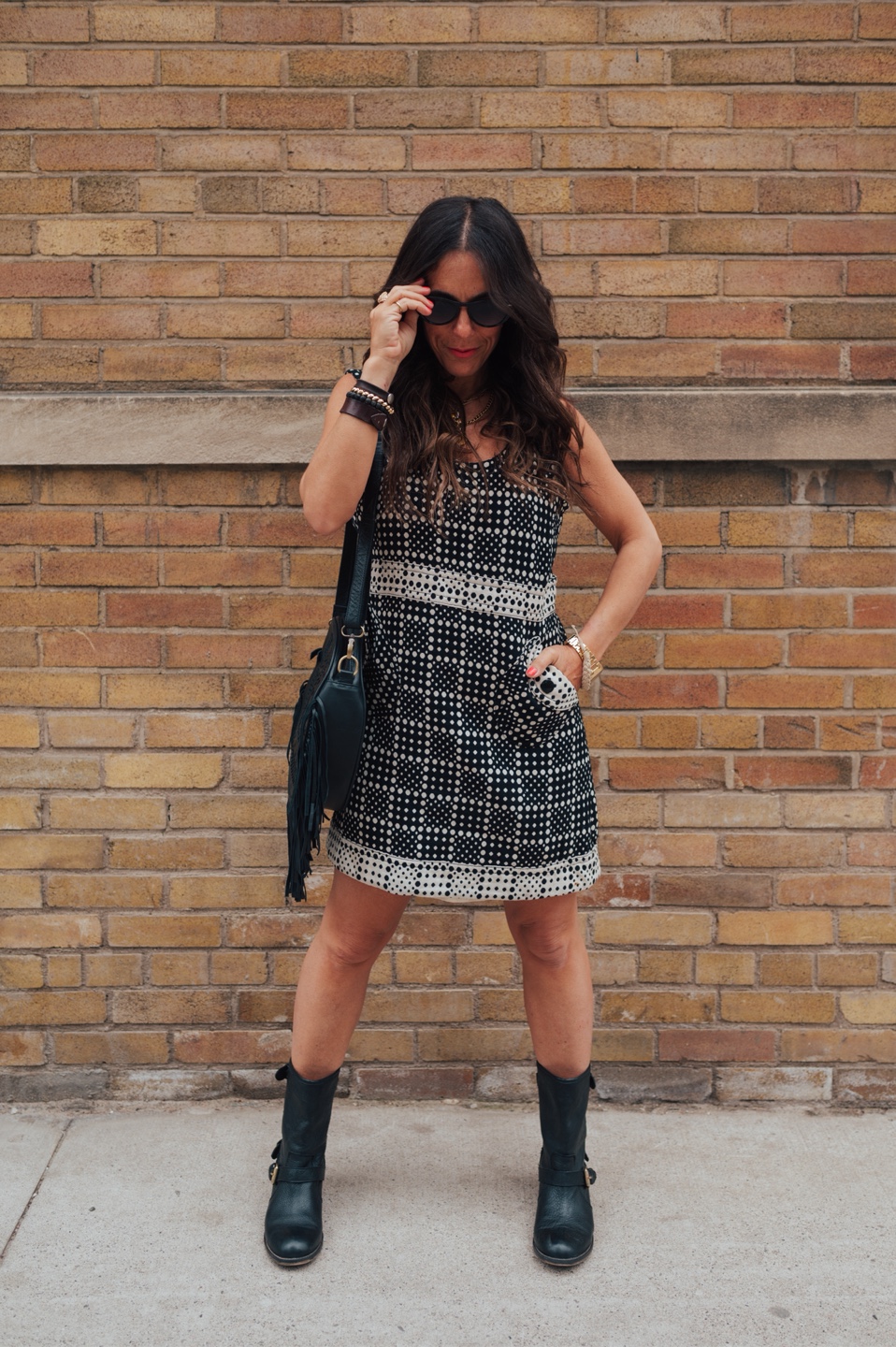 Marc Jacobs Polka Dot Shift Dress | Mod 60s Style Mini Dress