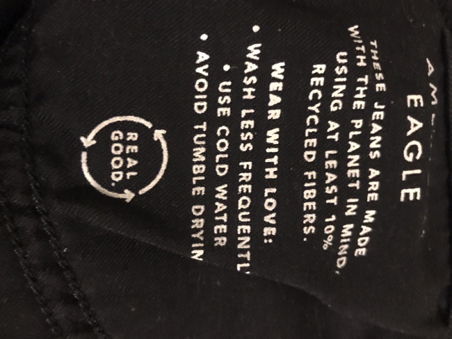 American Eagle Black Ripped Jeans - photo 3