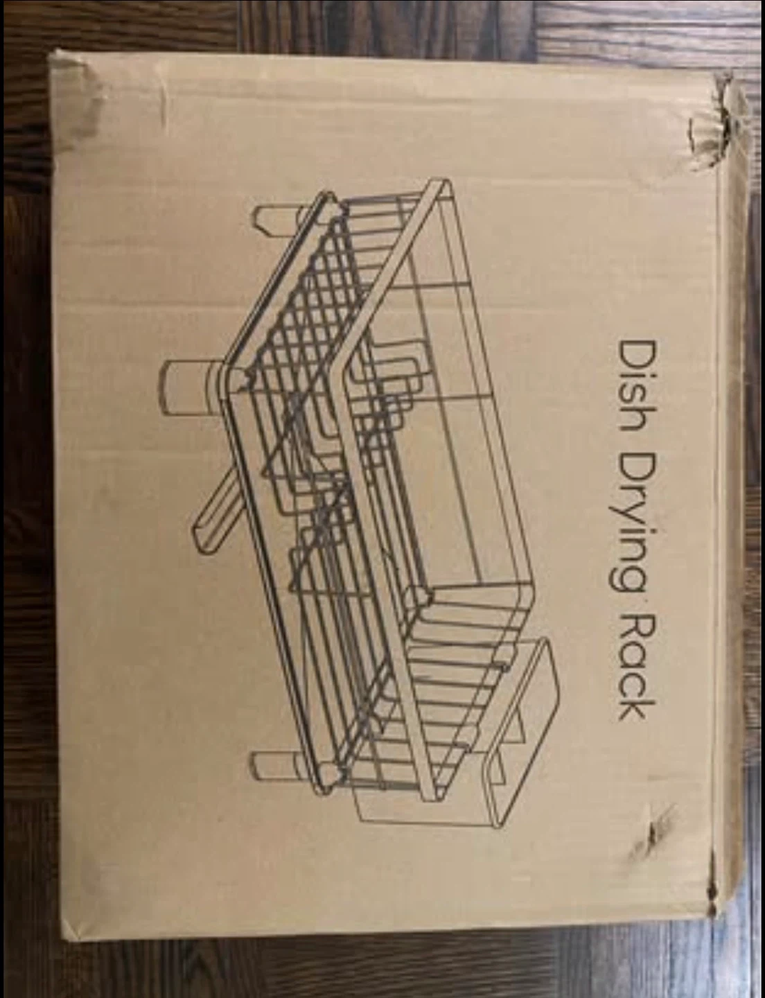 Dish drying rack (white - metal) - photo 4