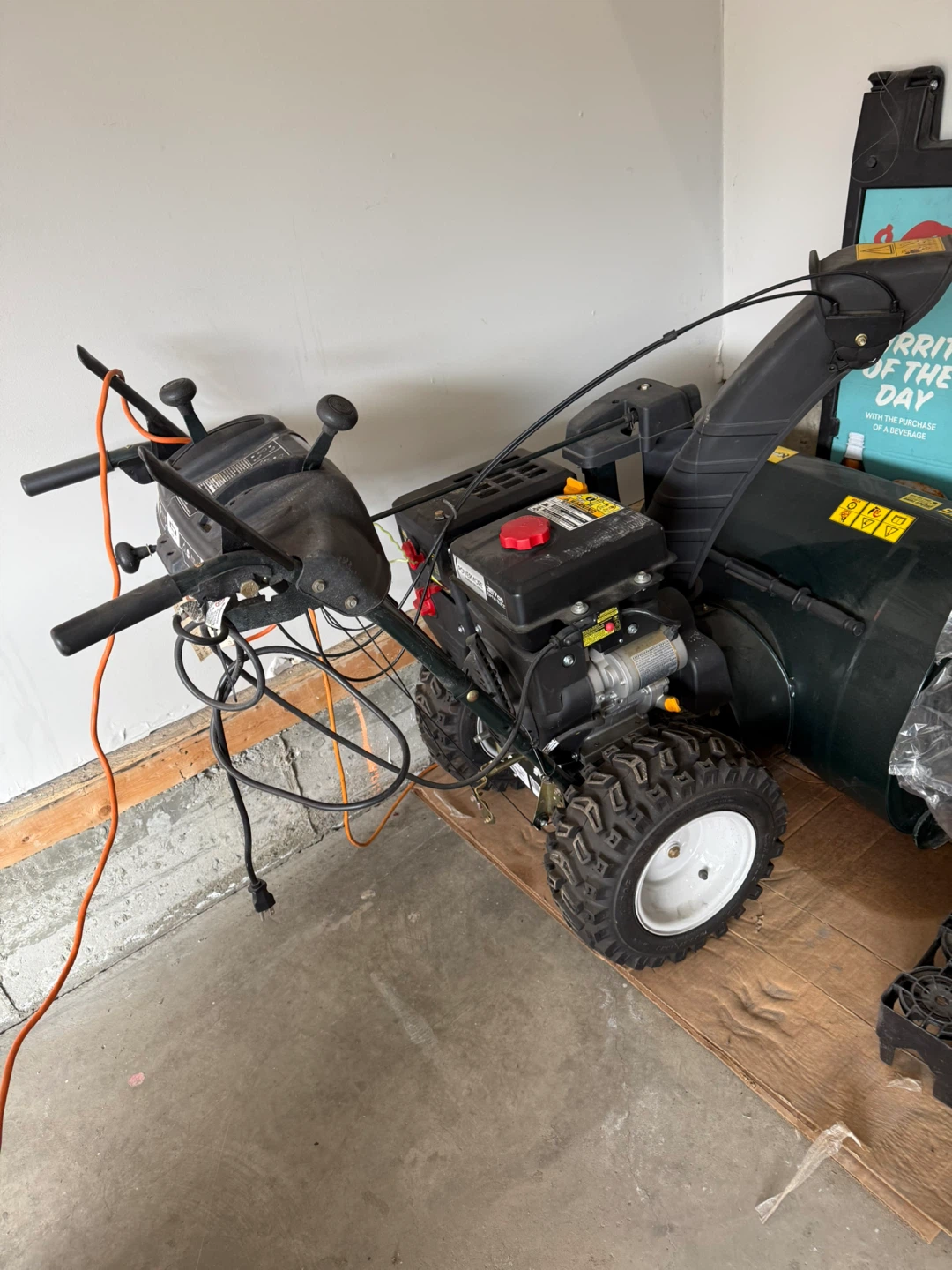 Yard Machines Snow Thrower