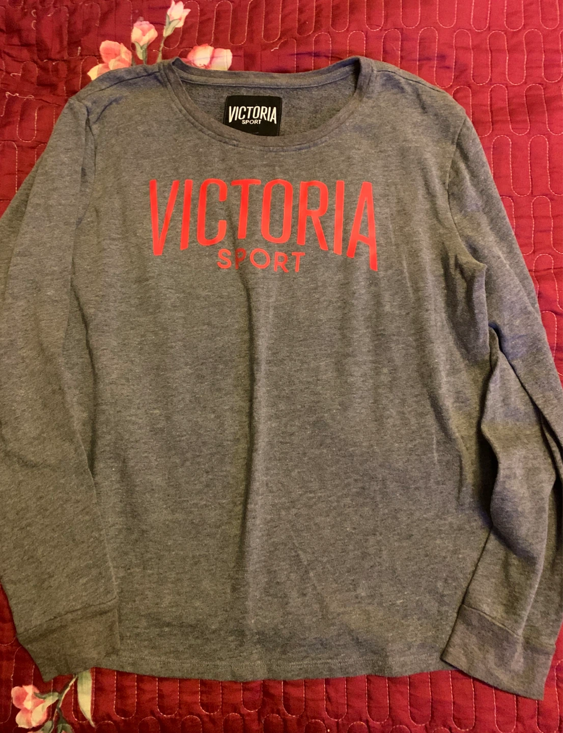 Victoria Sport Long Sleeve Shirt - Grey - Size S/P CH