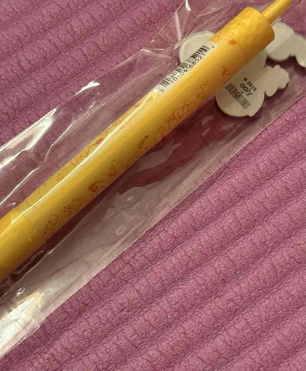 NEW✨Ooly Peanuts Snoopy & Woodstock Yellow Pen - photo 3