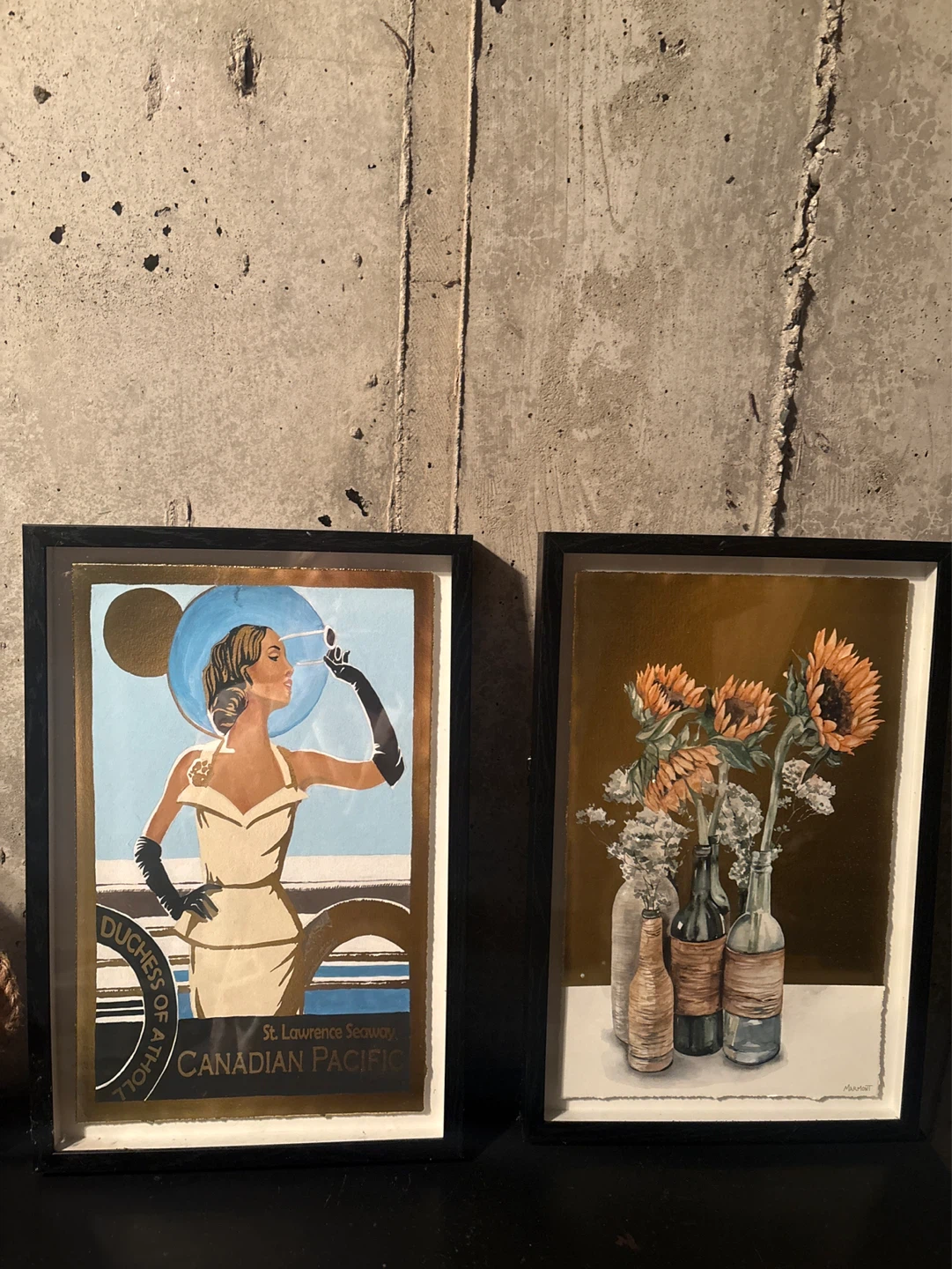 Framed Canadian Pacific Duchess of Atholl Art Print