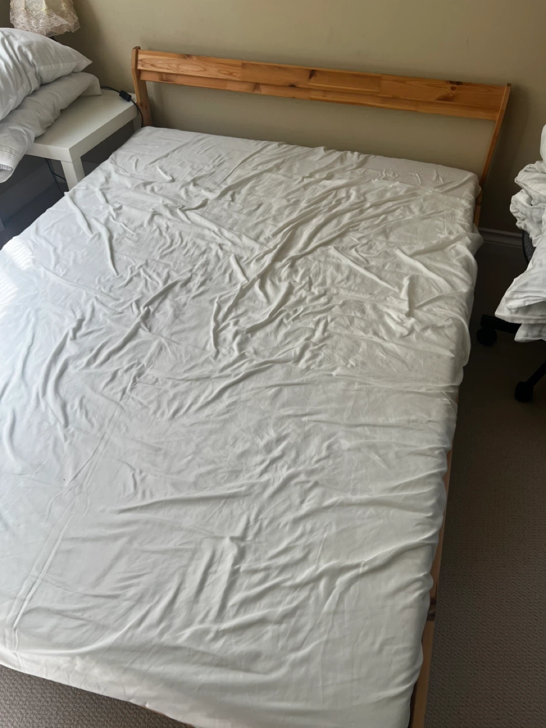 IKEA bed frame and mattress