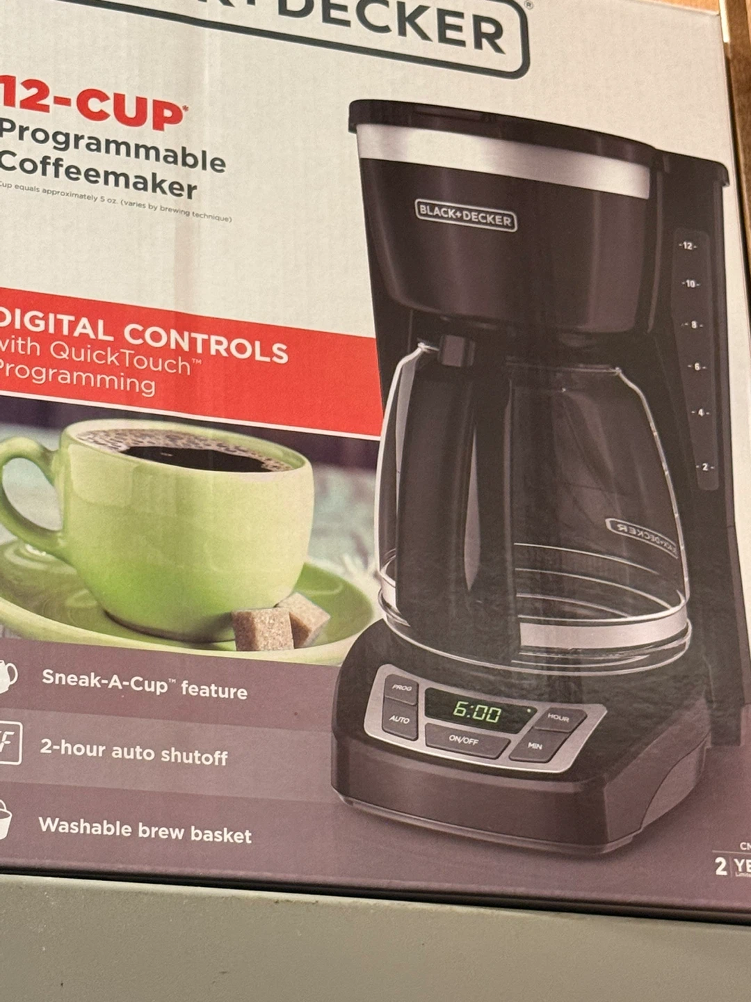 Black+Decker 12-Cup Programmable Coffeemaker