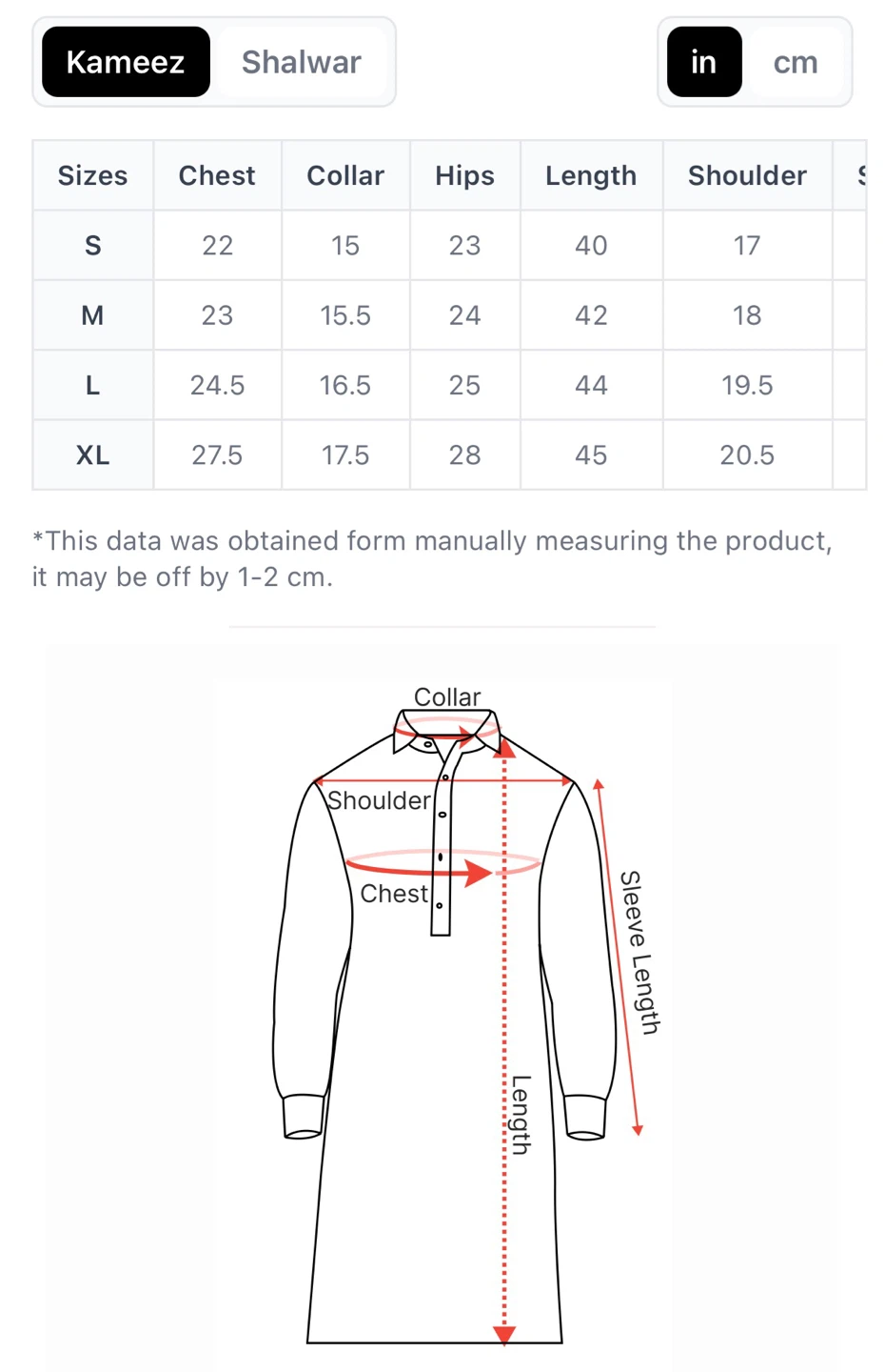 Men's Brown Kurta Kameez Set - photo 4