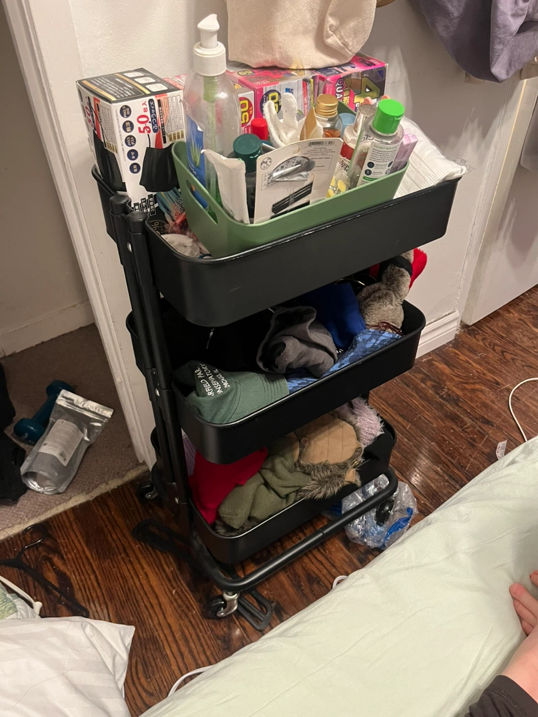 3-Tier Rolling Storage Cart