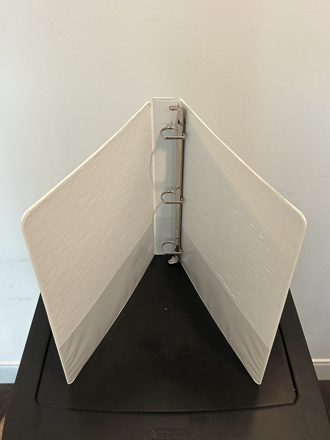 White 3-Ring Binder - photo 2