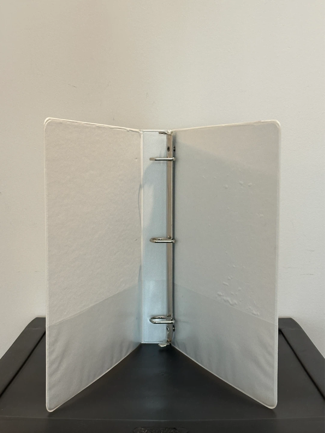 White 3-Ring Binder - photo 4